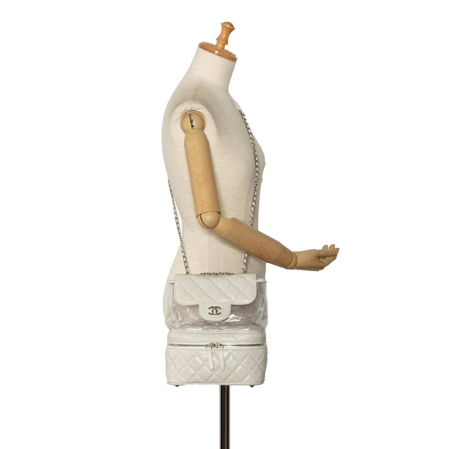 Chanel Quilted Lambskin and PVC Aquarium Backpack