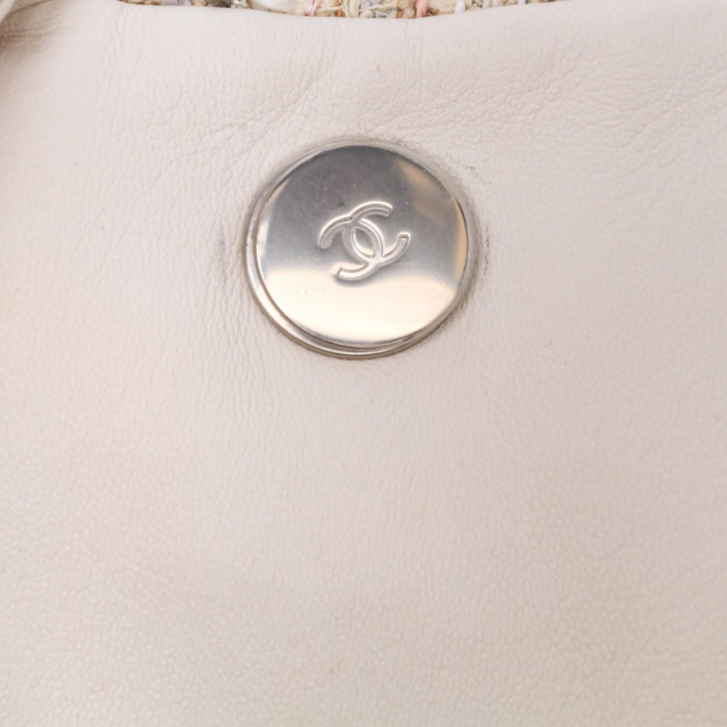 Chanel Quilted Lambskin and Tweed Elegant Trim Flap