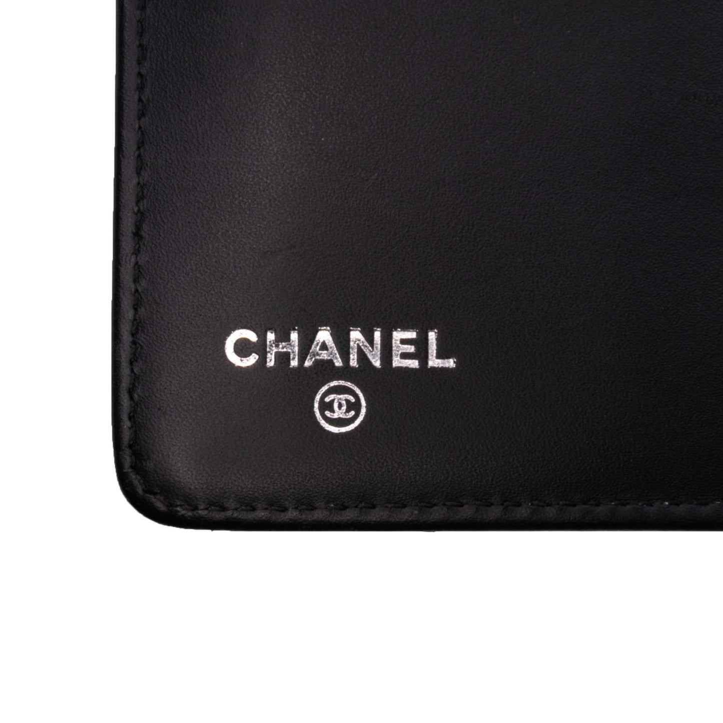 Chanel Quilted Patent Boy Long Wallet