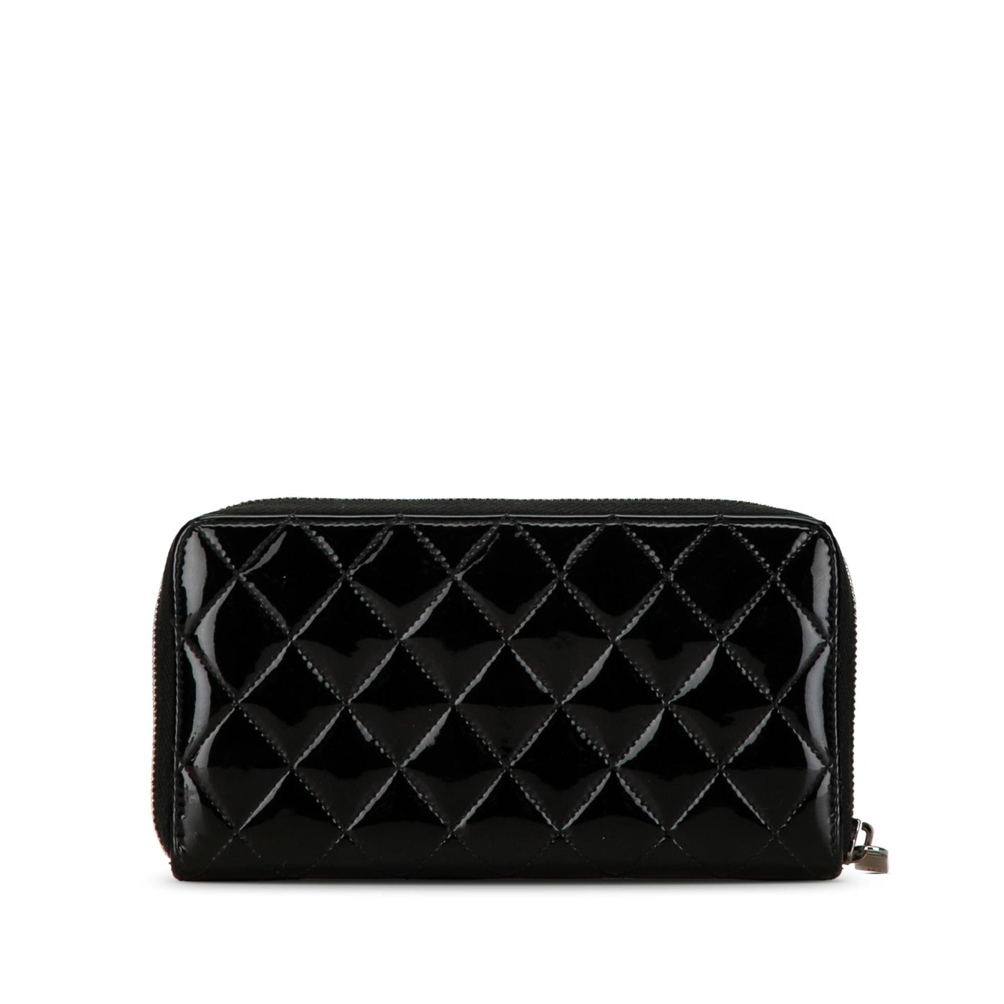 Luxury Chanel Quilted Patent Brilliant Zip Around Wallet (SHG-9dsHwF)