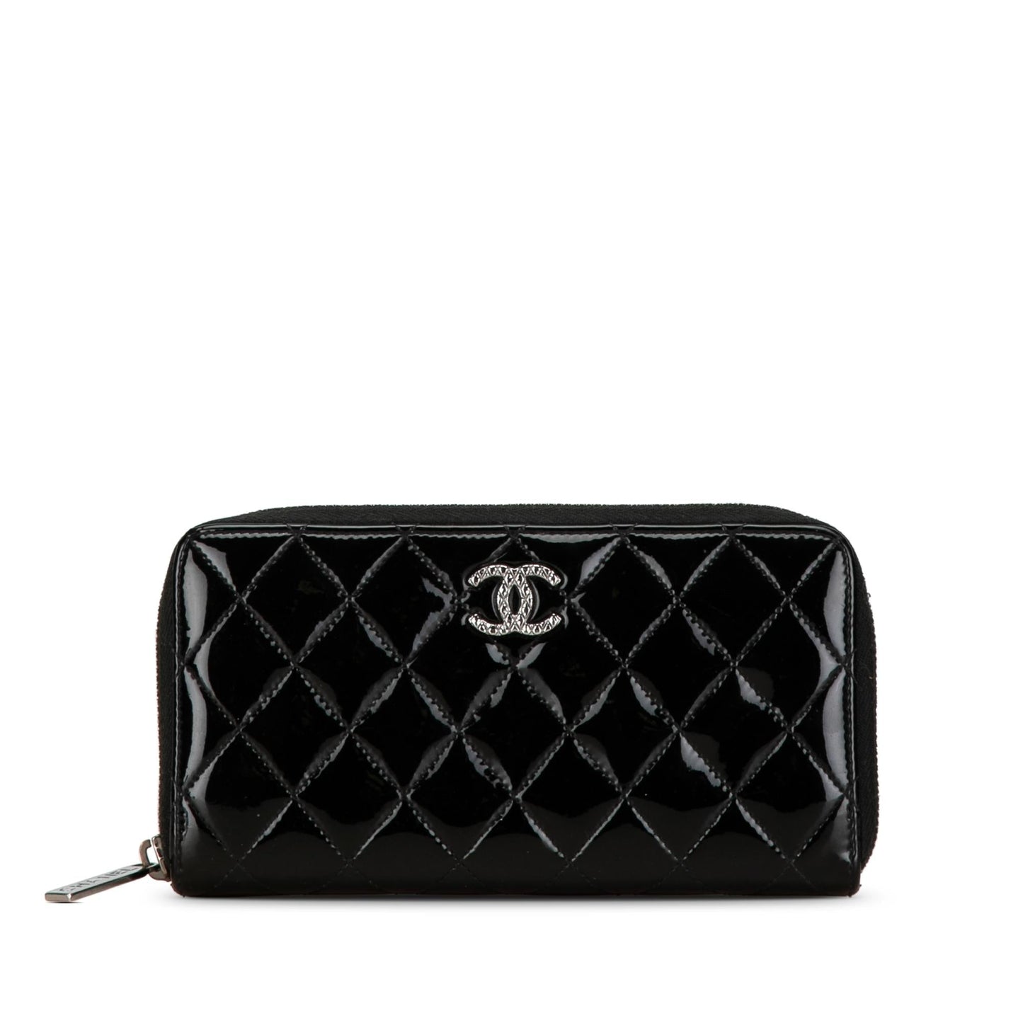 Luxury Chanel Quilted Patent Brilliant Zip Around Wallet (SHG-9dsHwF)