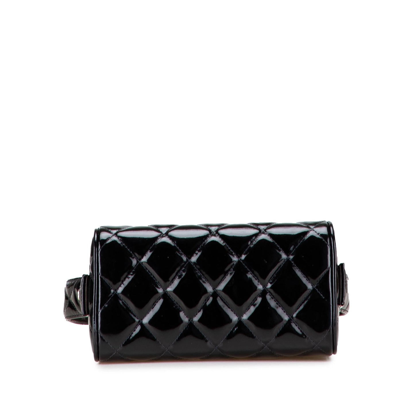 Chanel Quilted Patent Leather Box Handbag