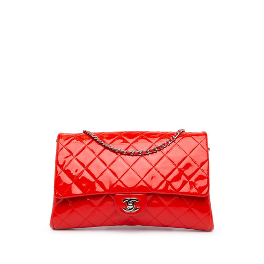 Luxury Chanel Quilted Patent New Clutch With Chain (SHG-SbQhLa)