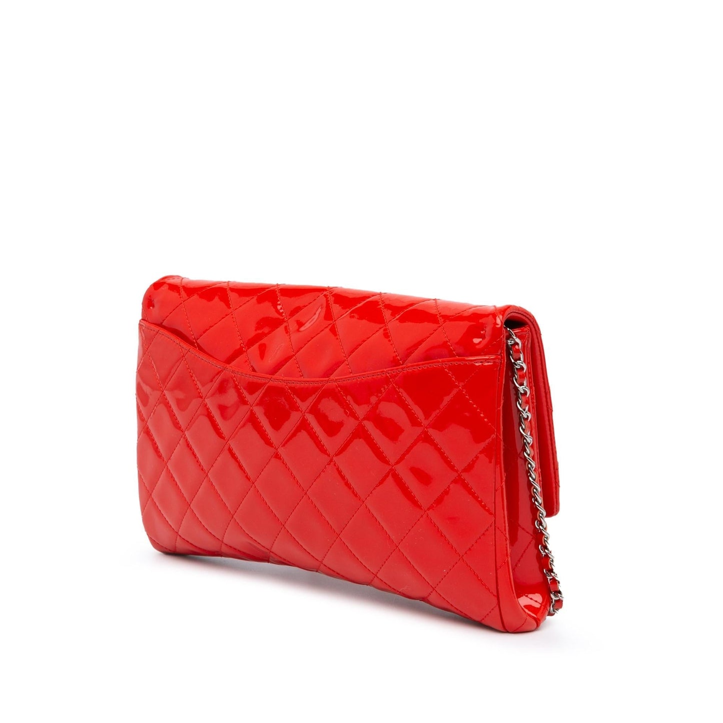 Luxury Chanel Quilted Patent New Clutch With Chain (SHG-SbQhLa)