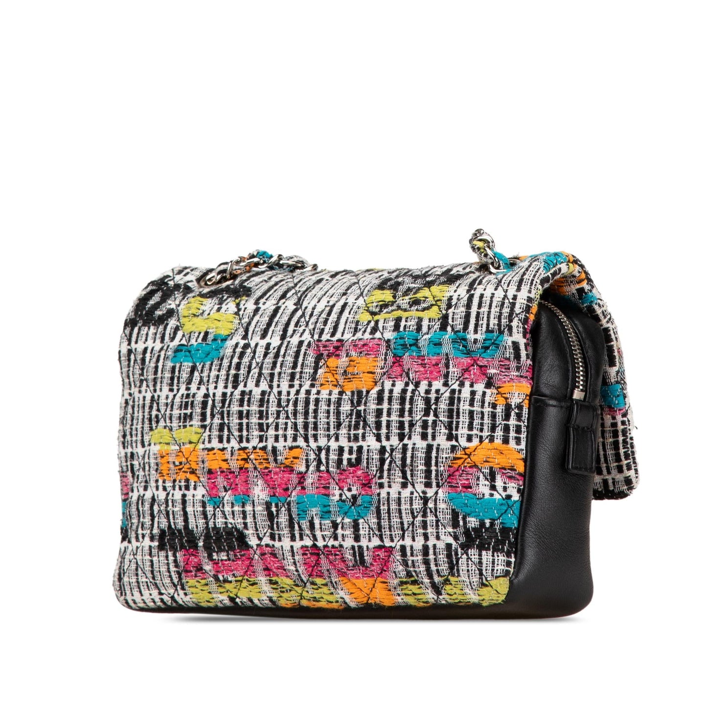 Chanel Quilted Tweed Fantasy Easy Flap
