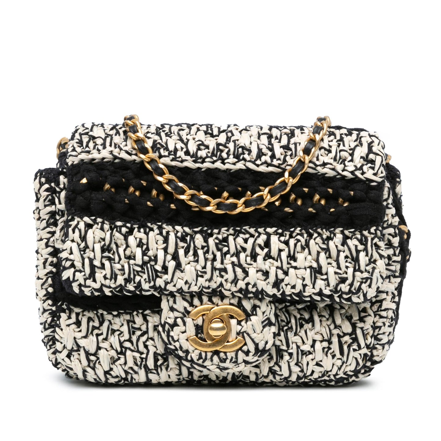 Chanel Raffia Braided with Love Flap (SHG-WzTVWW)