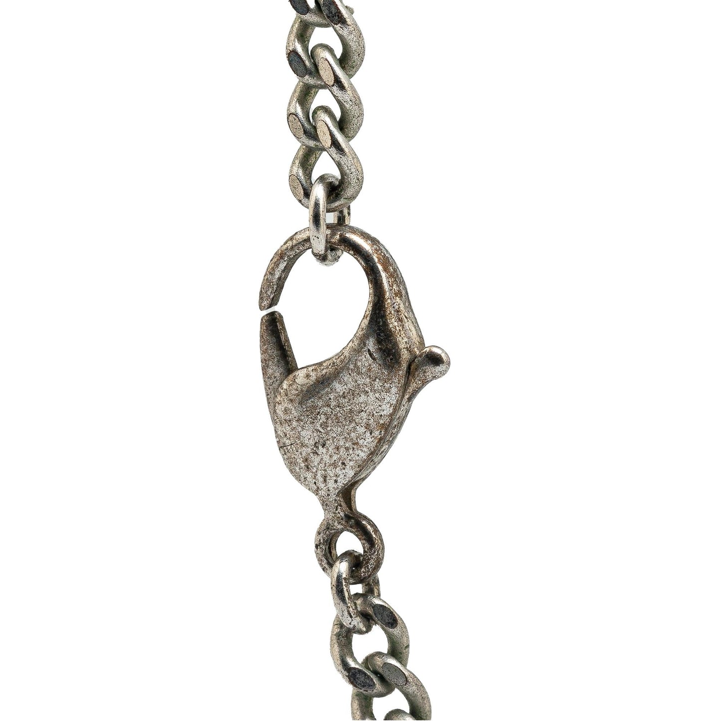 Chanel Resin CC Camellia Charm Necklace