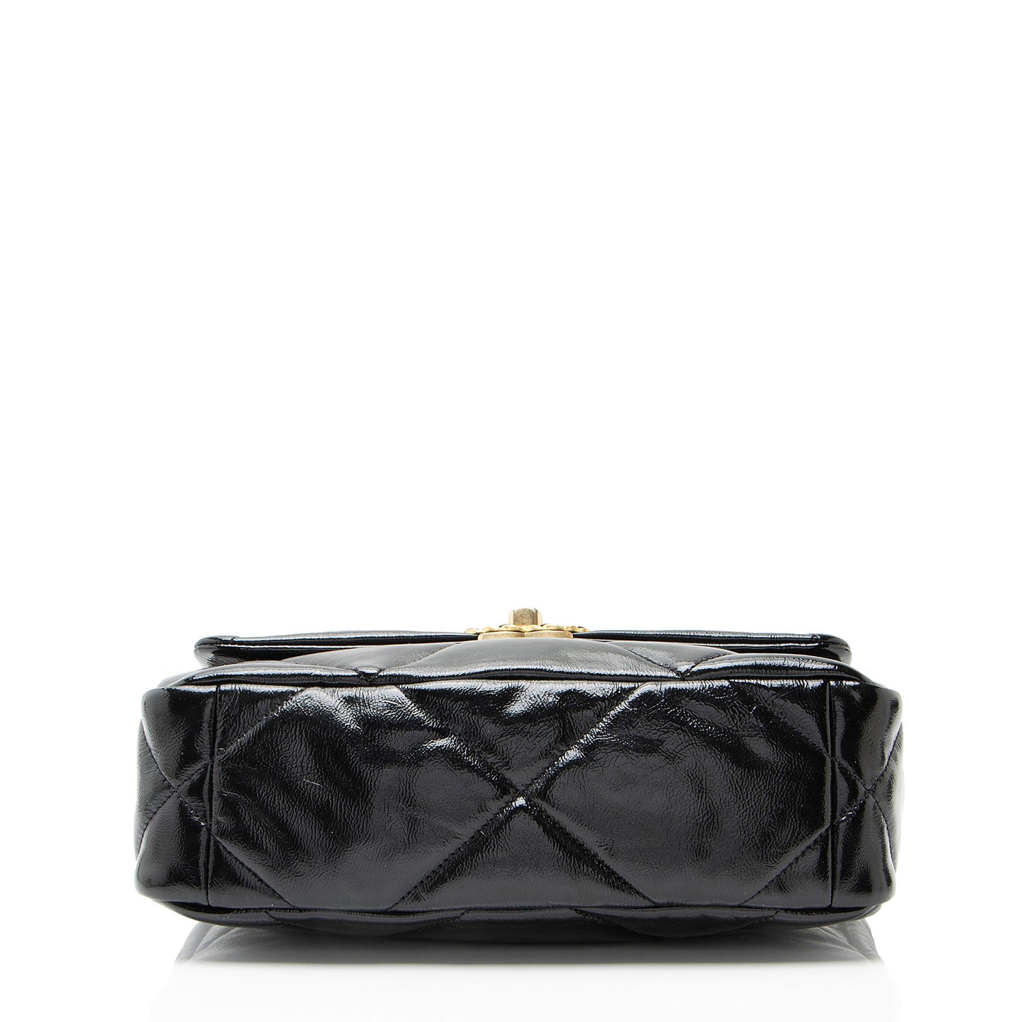Chanel Shiny Crumpled Calfskin 19 Medium Flap Shoulder Bag