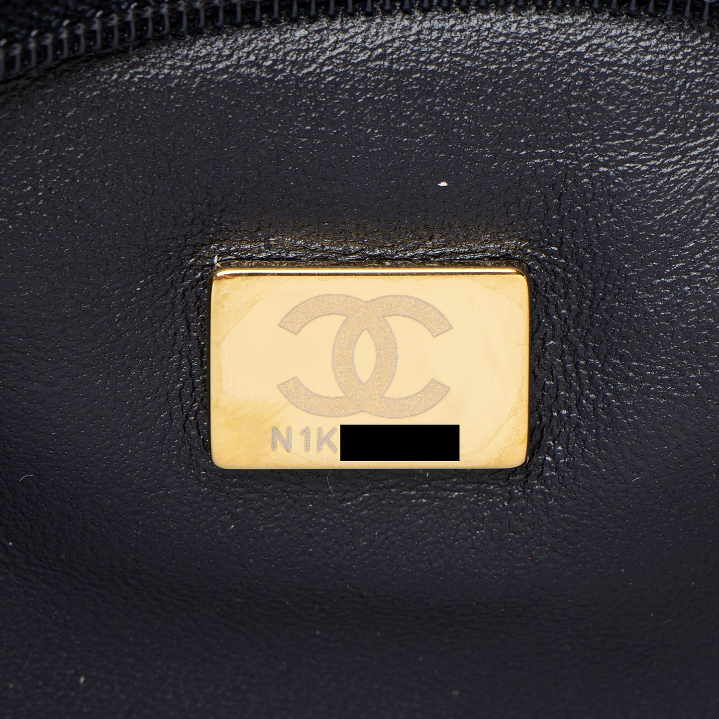 Chanel Shiny Crumpled Calfskin Shearling 19 Medium Flap Shoulder Bag