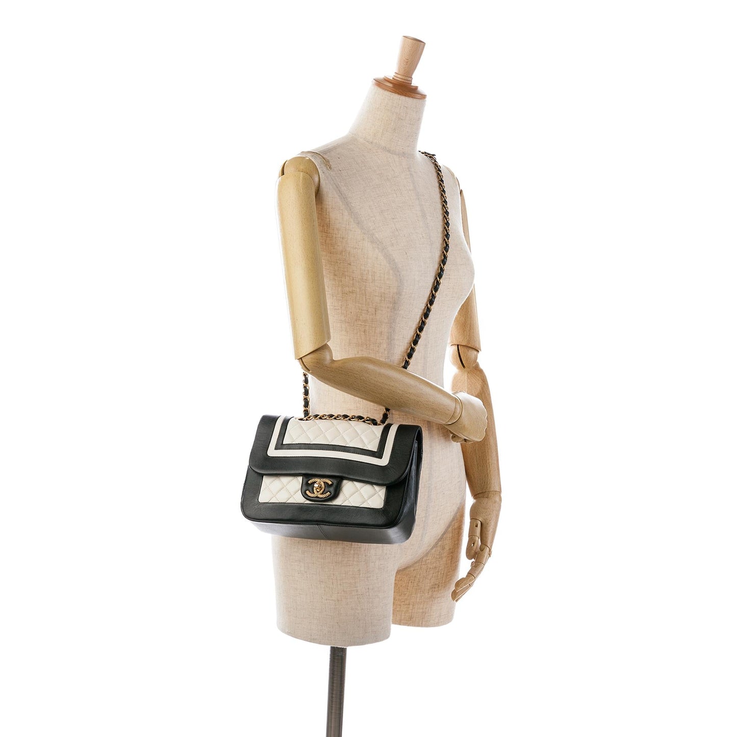 Chanel Small Bicolor Lambskin Paris Cosmopolite Flap (SHG-yTuQ45)