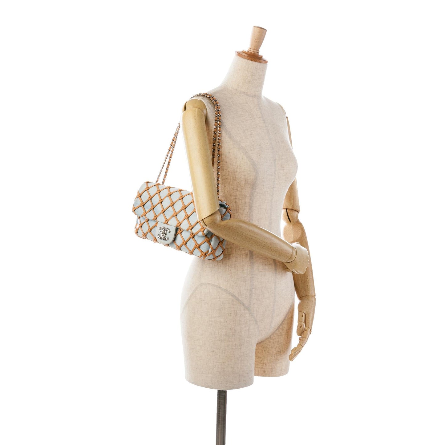 Chanel Small Denim Canebiers Net Flap