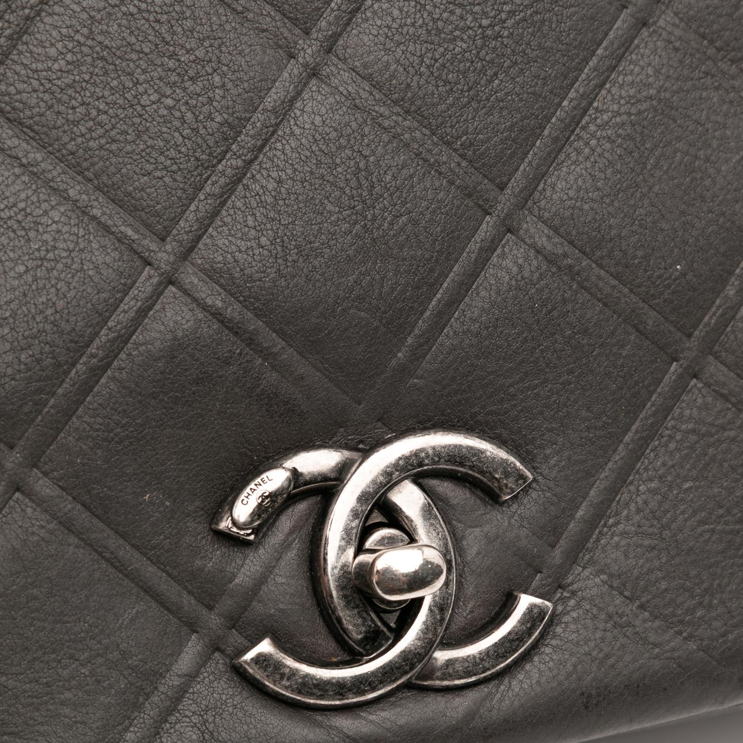 Chanel Small Diamond Embossed Calfskin New Chic Flap