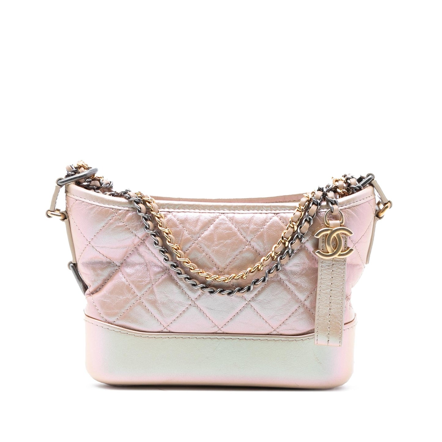 Chanel Small Iridescent Aged Calfskin Gabrielle Crossbody