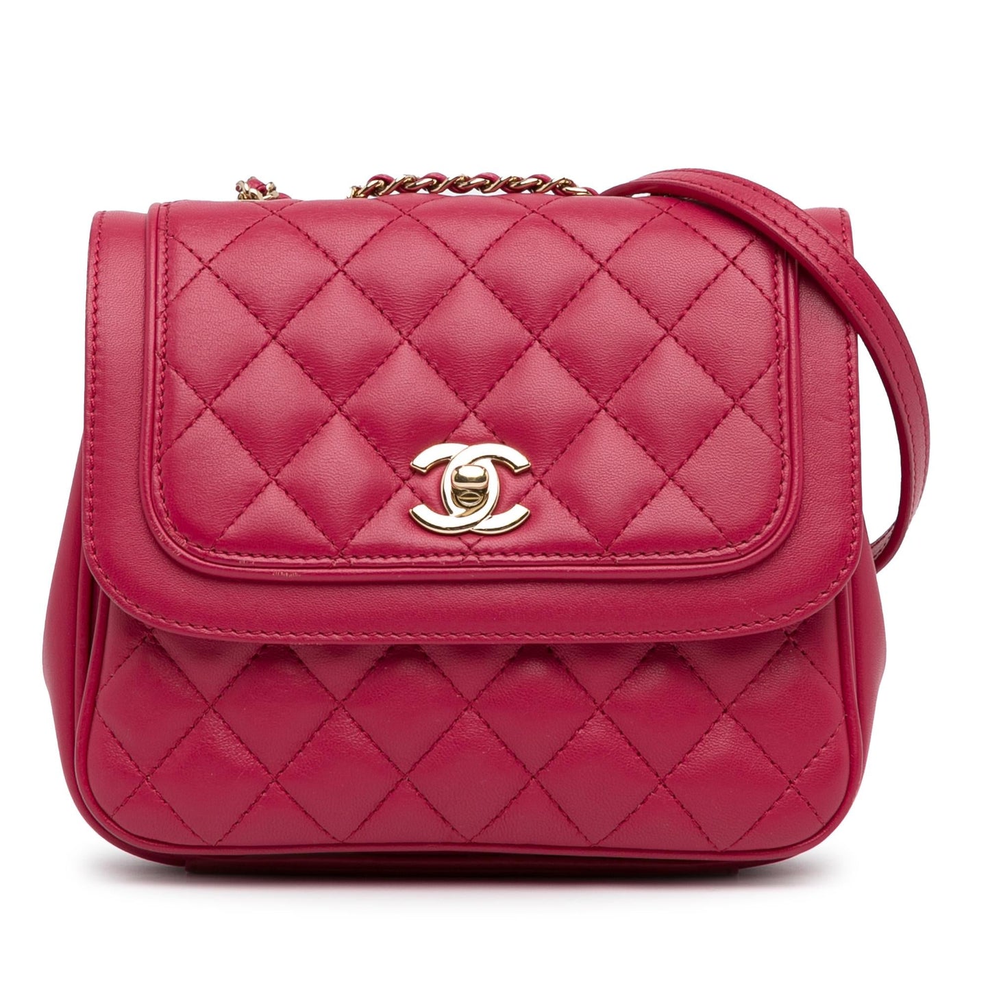 Chanel Small Lambskin Lovely Day Flap (SHG-3FI4mw)