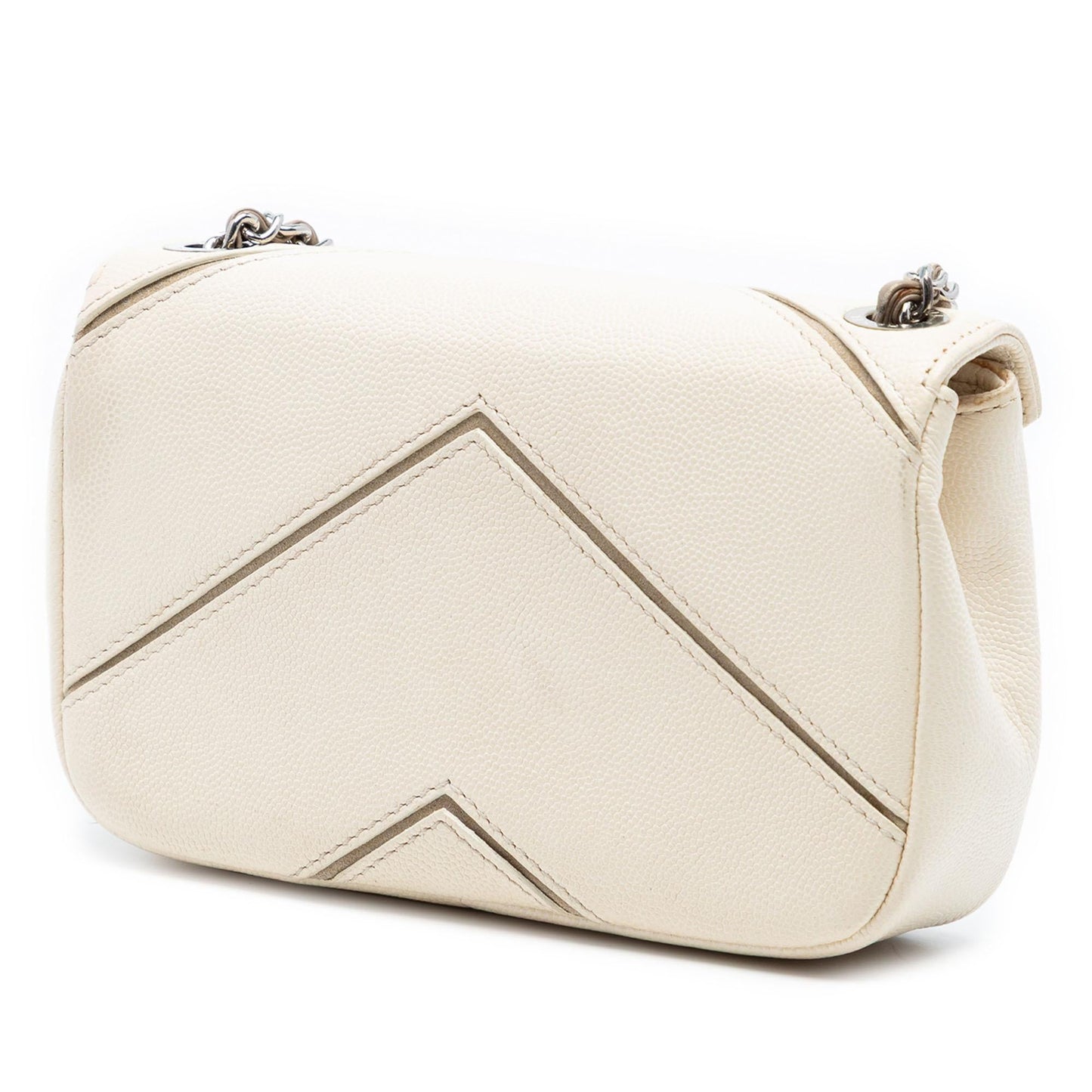 Chanel Small Macro Chevron Caviar Flap