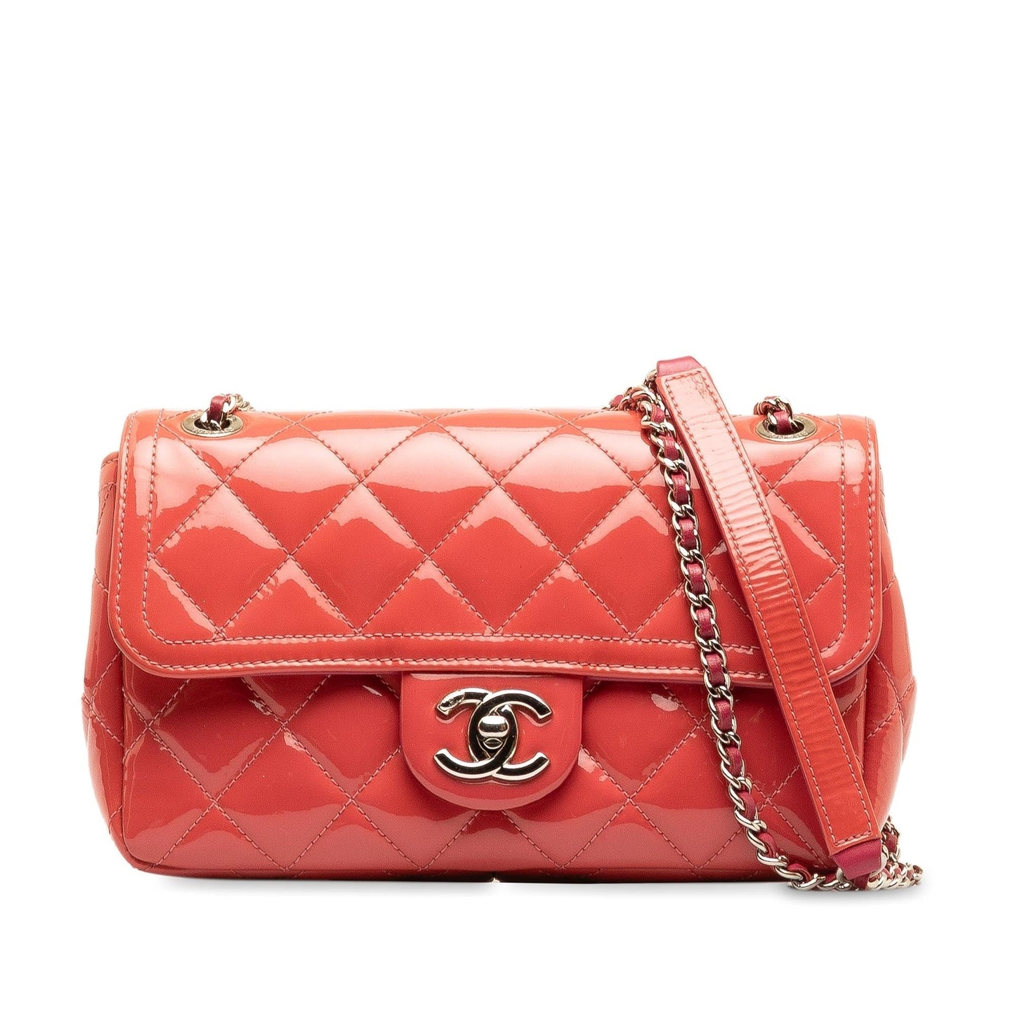 Luxury Chanel Small Patent Coco Shine Flap (SHG-Y18gc2)
