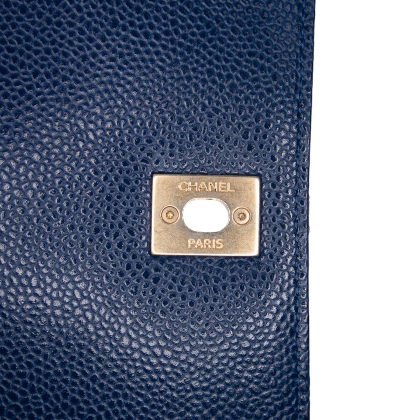 Chanel Small Quilted Caviar Carry Around Flap