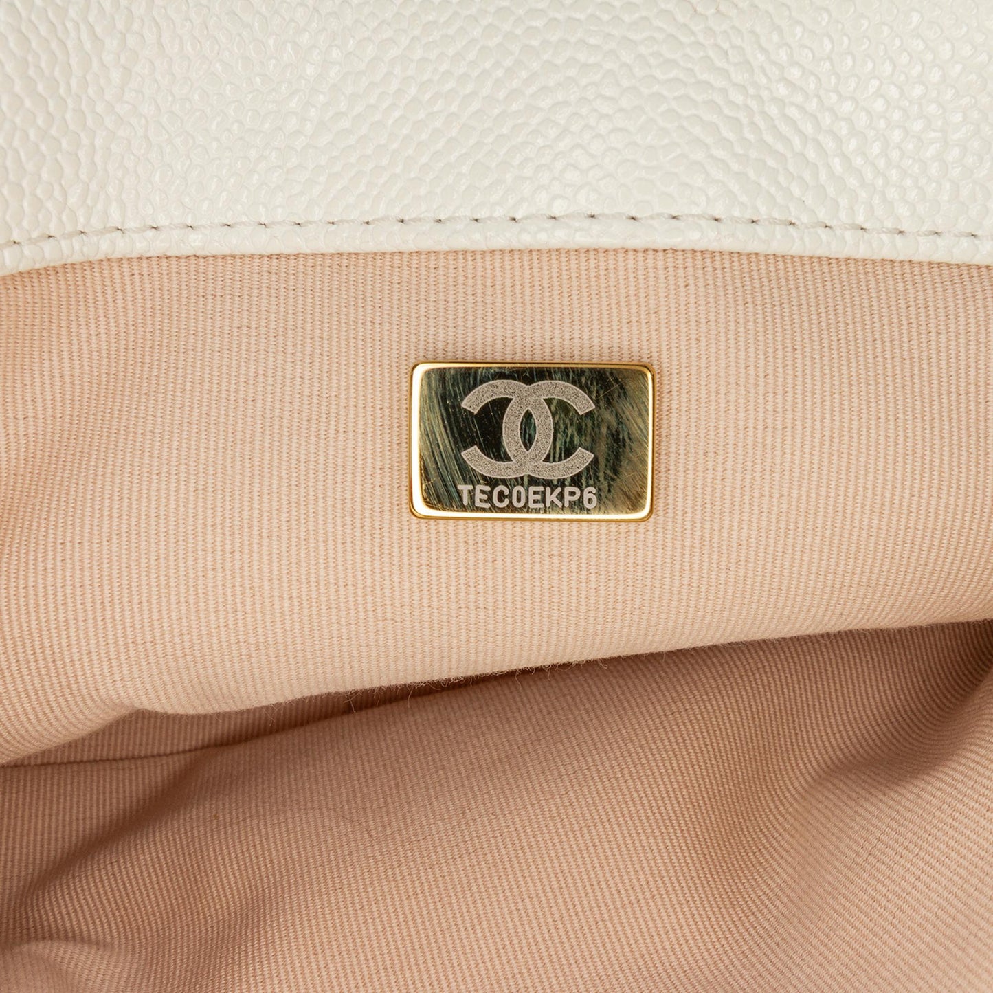 Chanel Small Quilted Caviar Chain Melody Flap