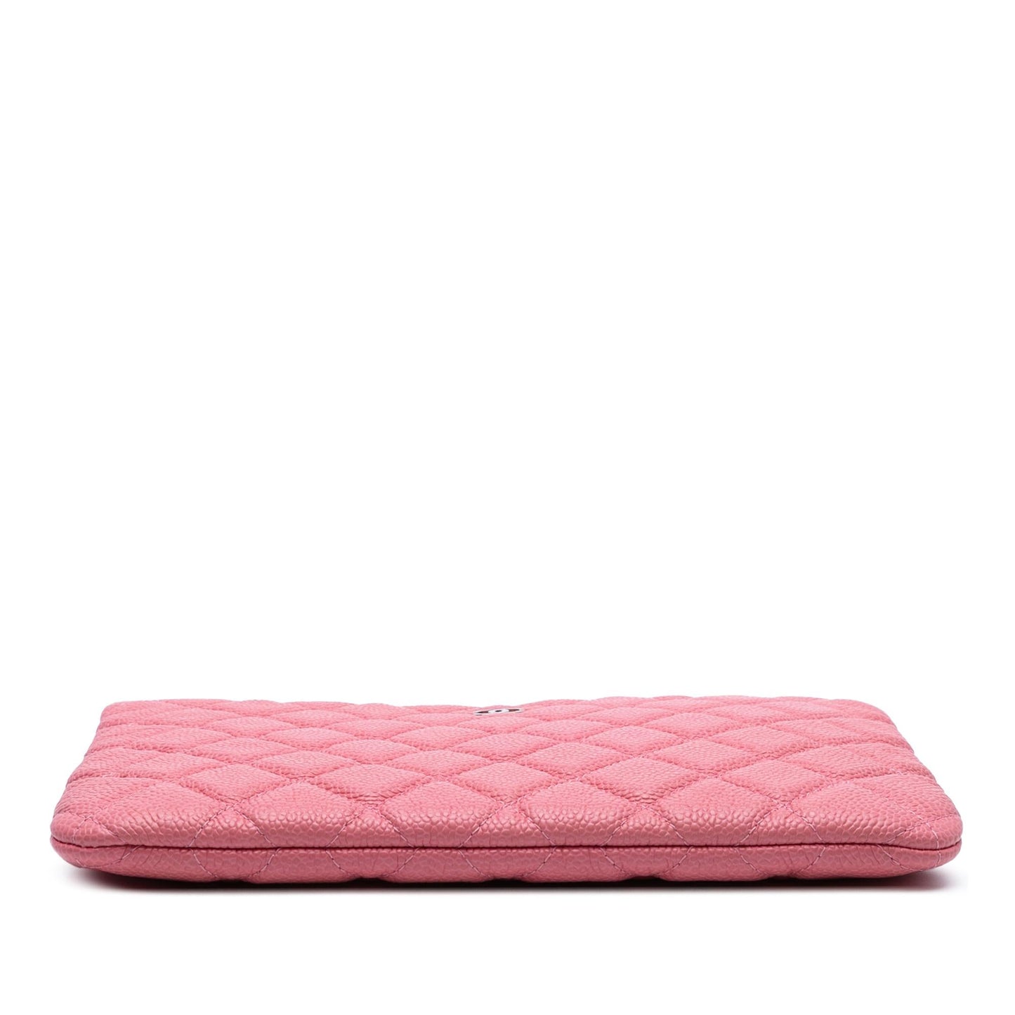 Chanel Small Quilted Caviar O Case Clutch