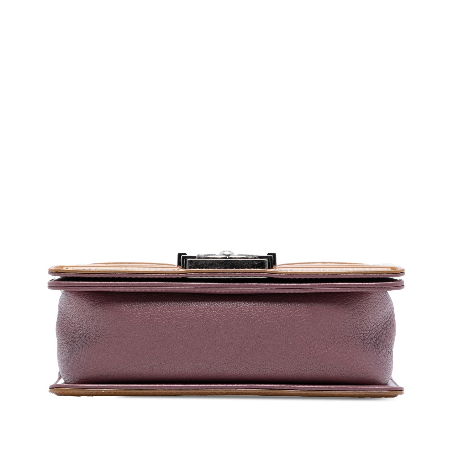 Chanel Small Quilted Goatskin and Patent Duo Boy Flap