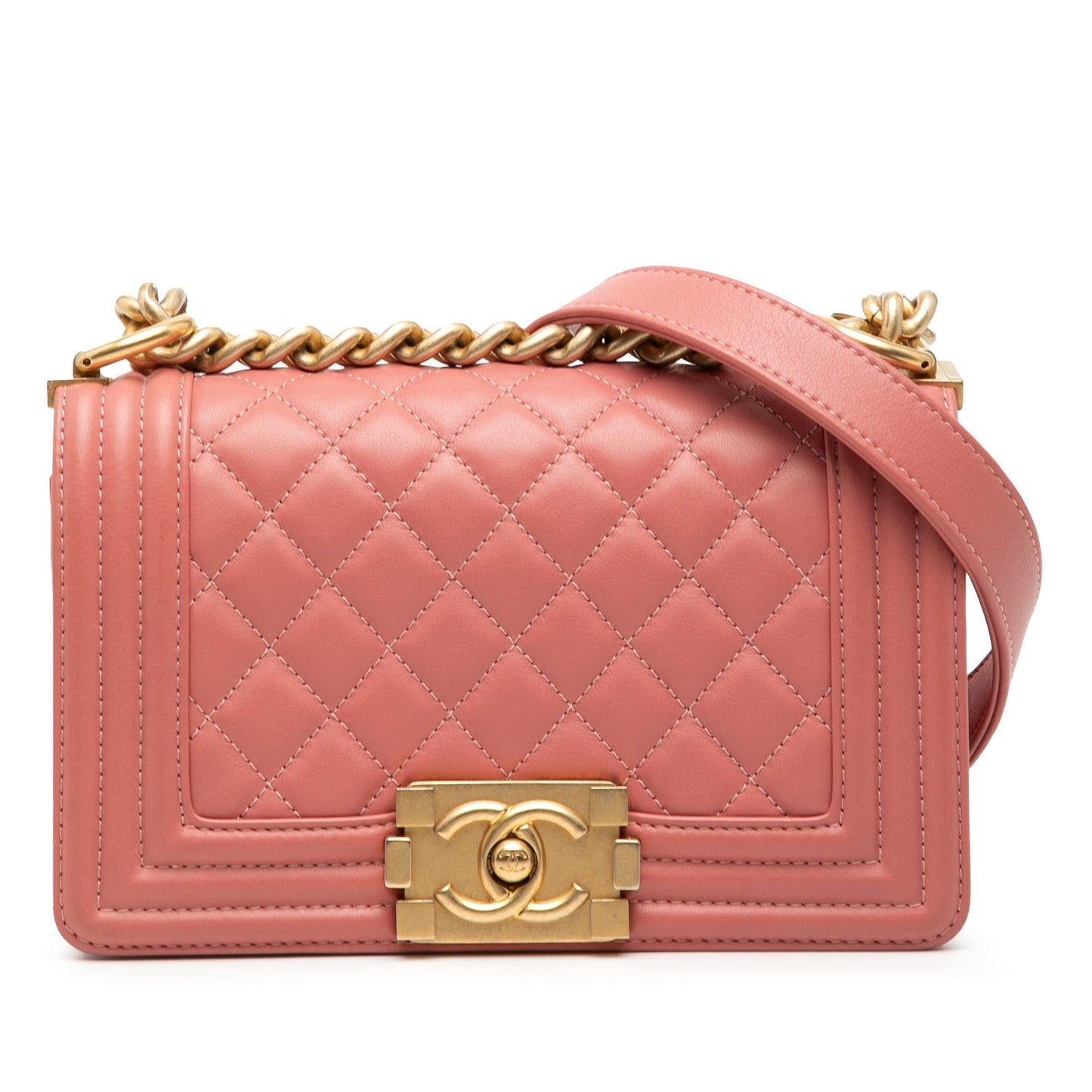 Chanel Small Quilted Lambskin Boy Flap