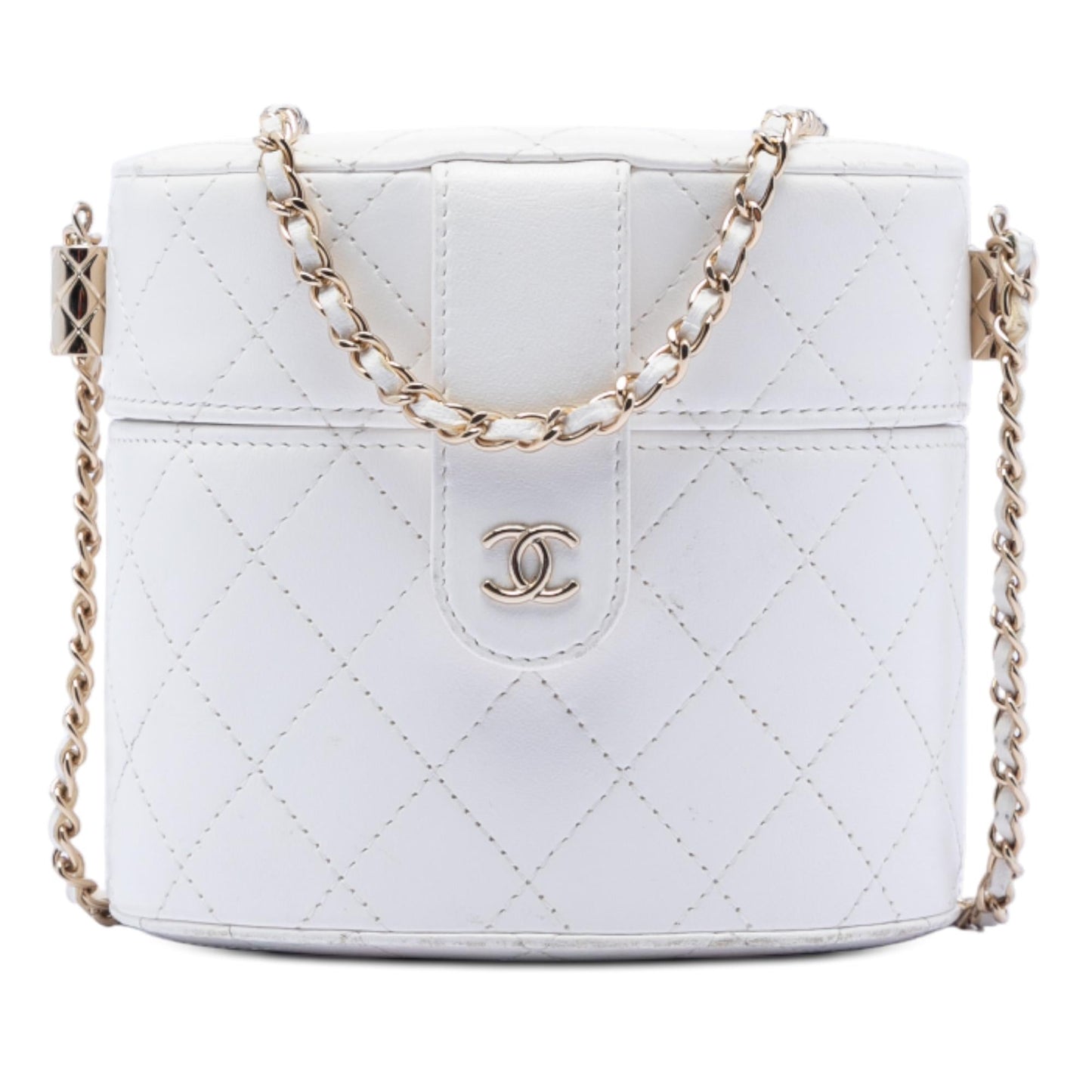 Chanel Small Quilted Lambskin CC Allure Vanity Case