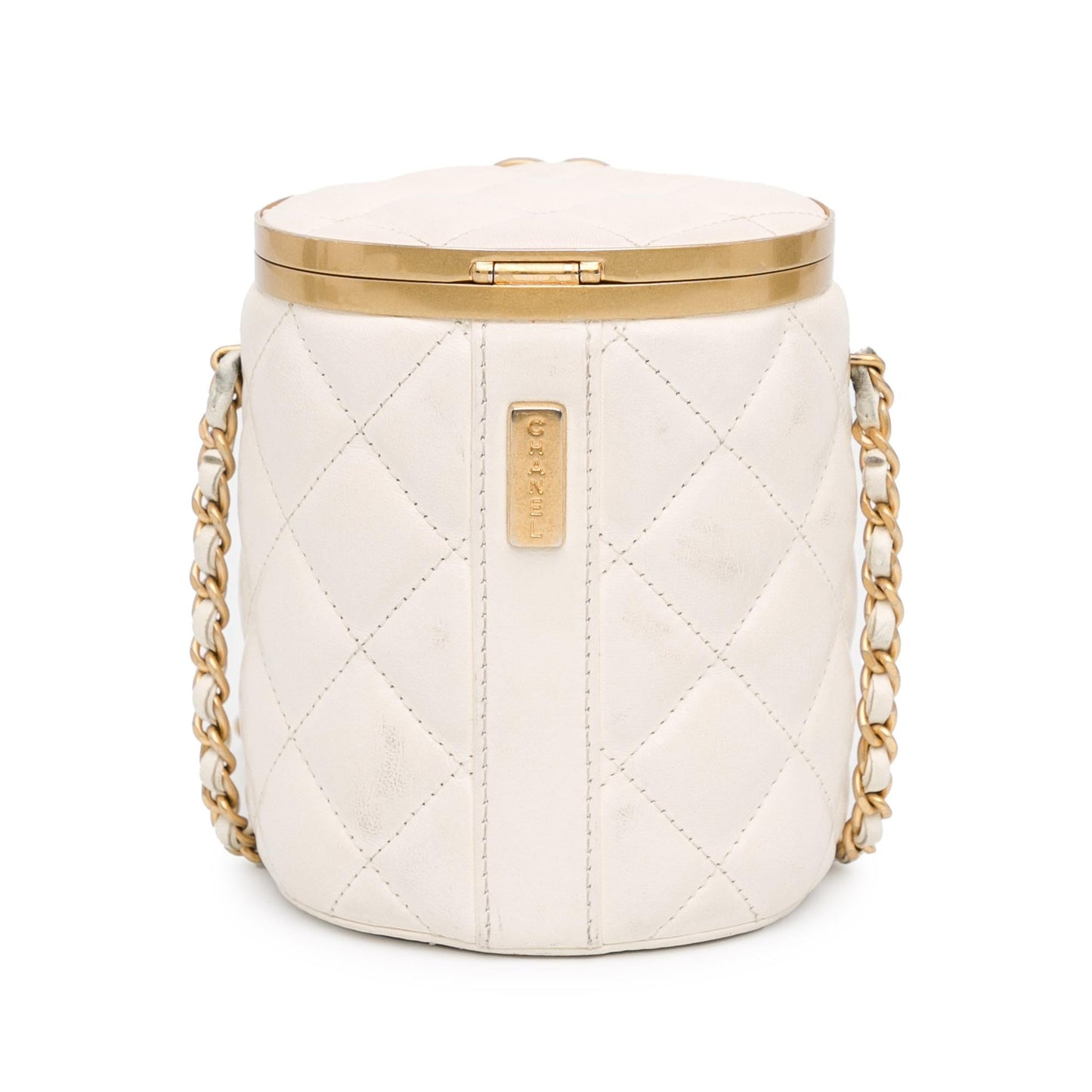 Chanel Small Quilted Lambskin Crown Box Bag