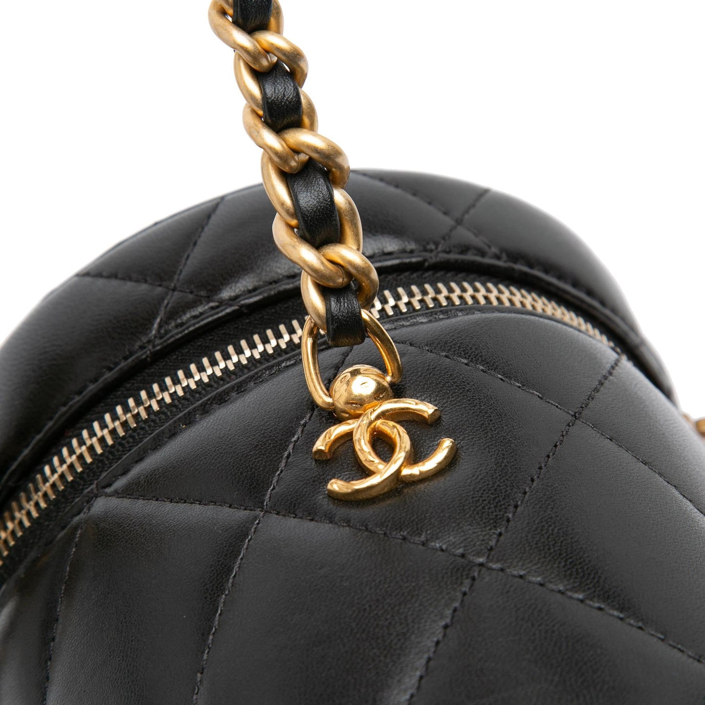 Chanel Small Quilted Lambskin Side Note Vanity Case
