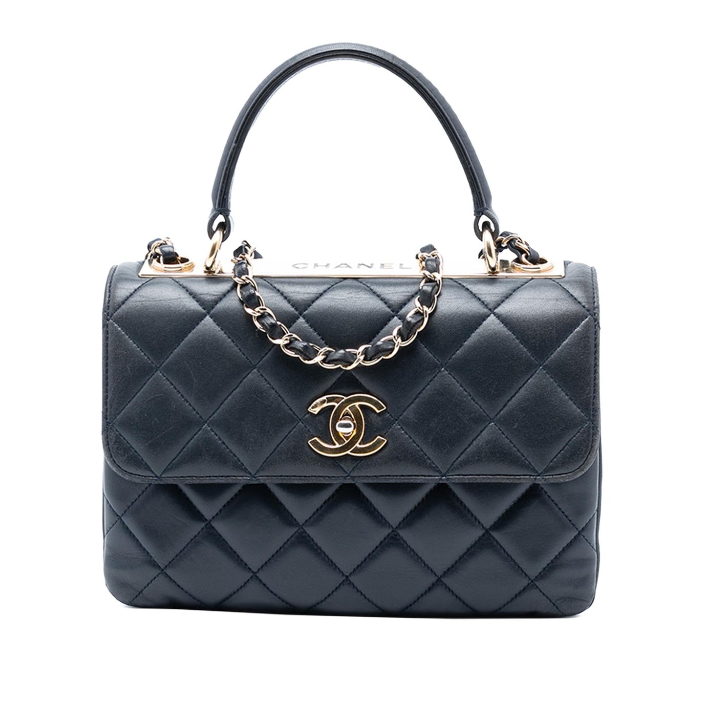 Chanel Small Quilted Lambskin Trendy CC Top Handle Flap