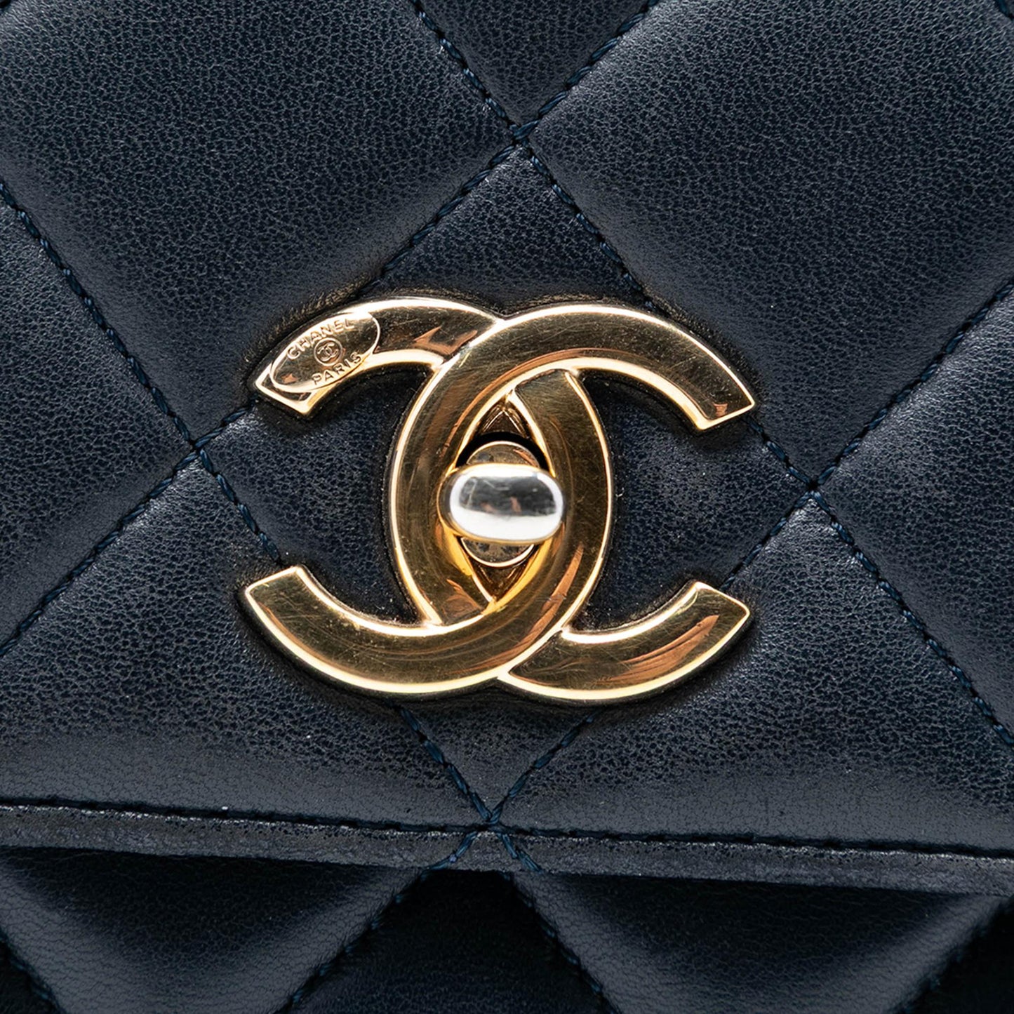 Chanel Small Quilted Lambskin Trendy CC Top Handle Flap