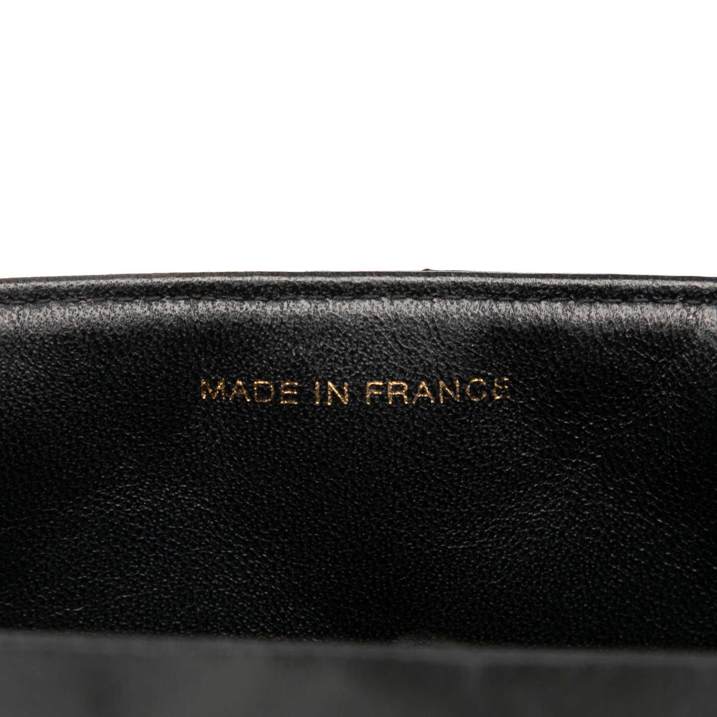 Chanel Small Square Lambskin Straight Single Flap