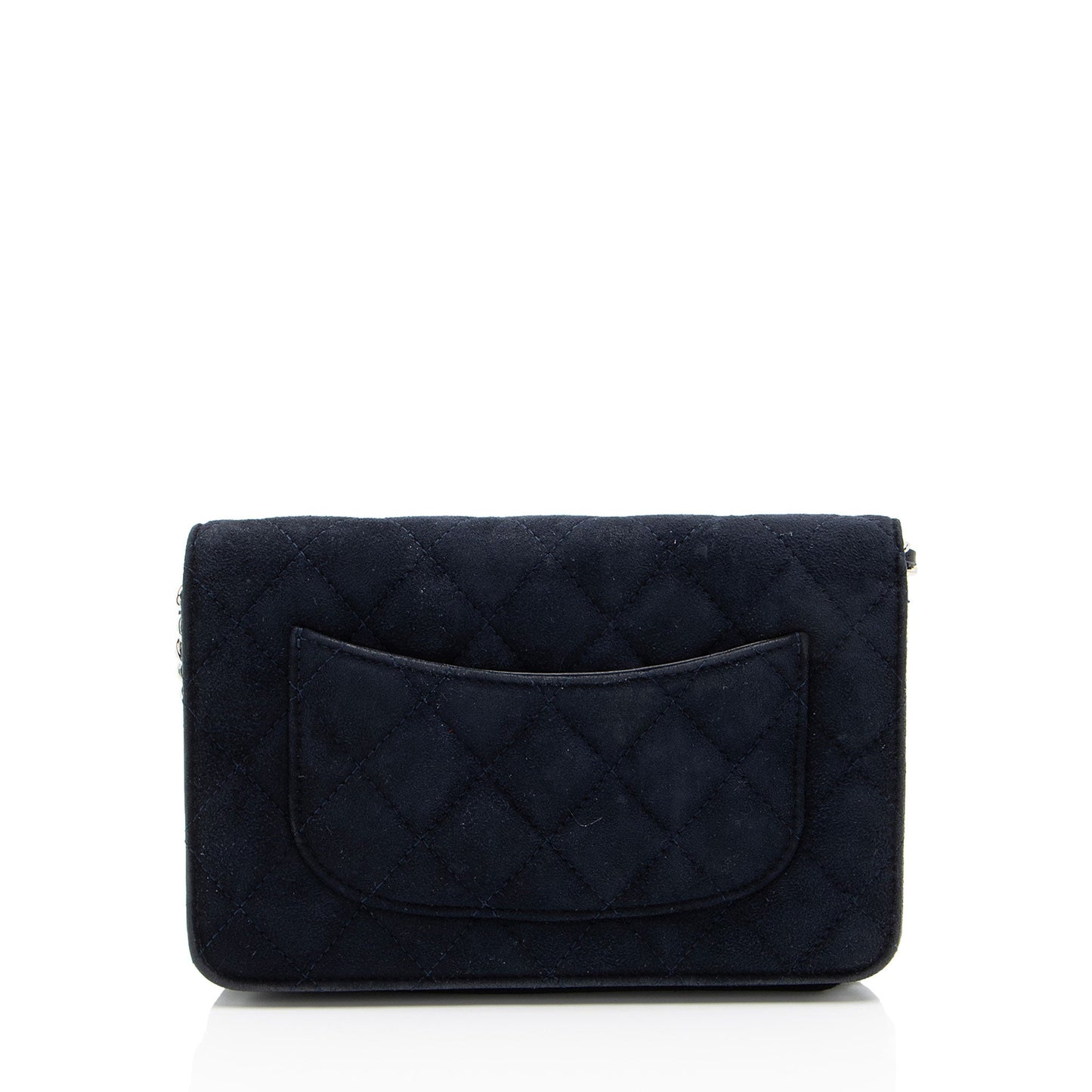Chanel Suede Crystal Cocostellar Wallet on Chain