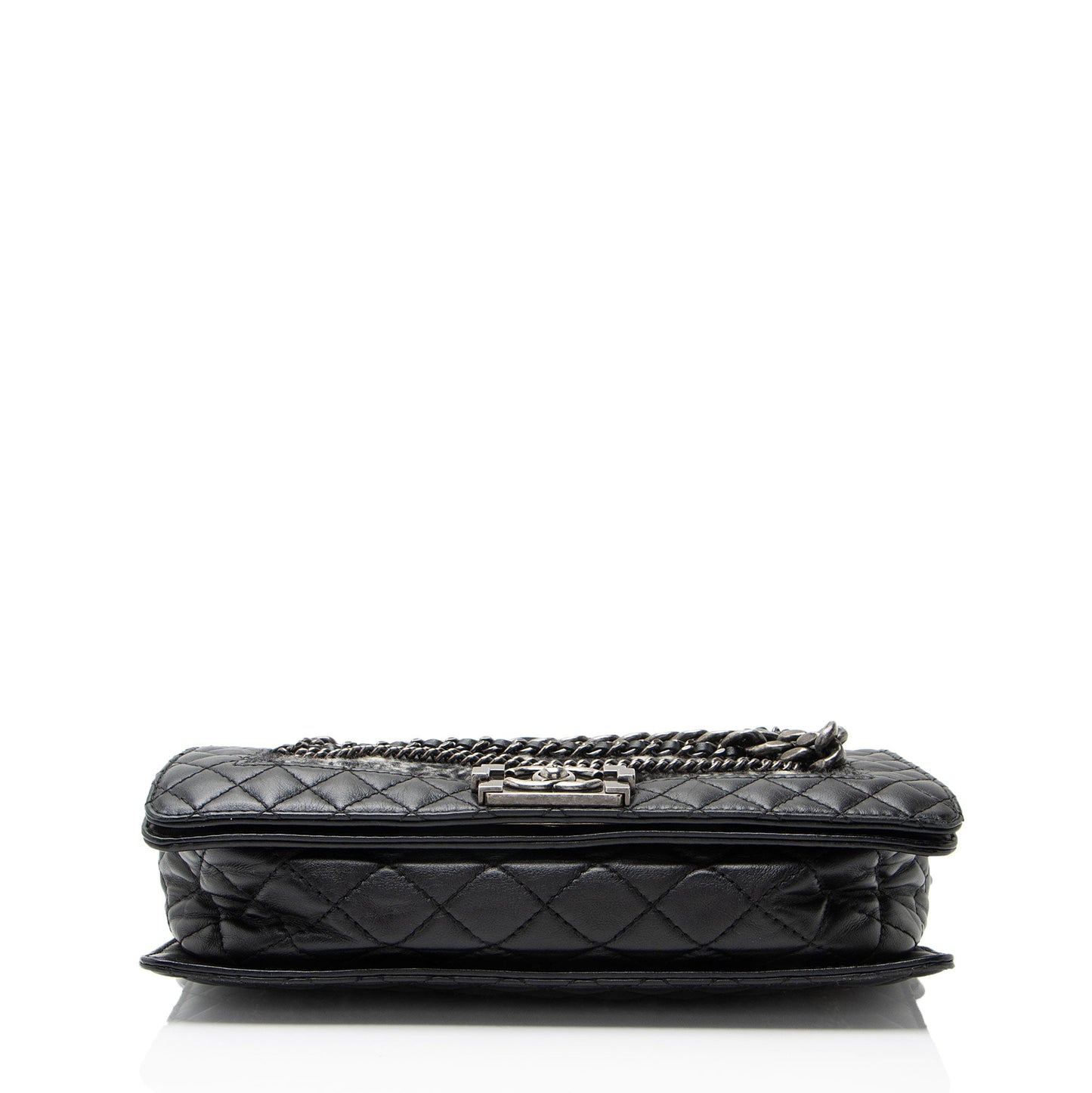 Chanel Tweed Calfskin Paris-Dallas Enchained Old Medium Boy Bag