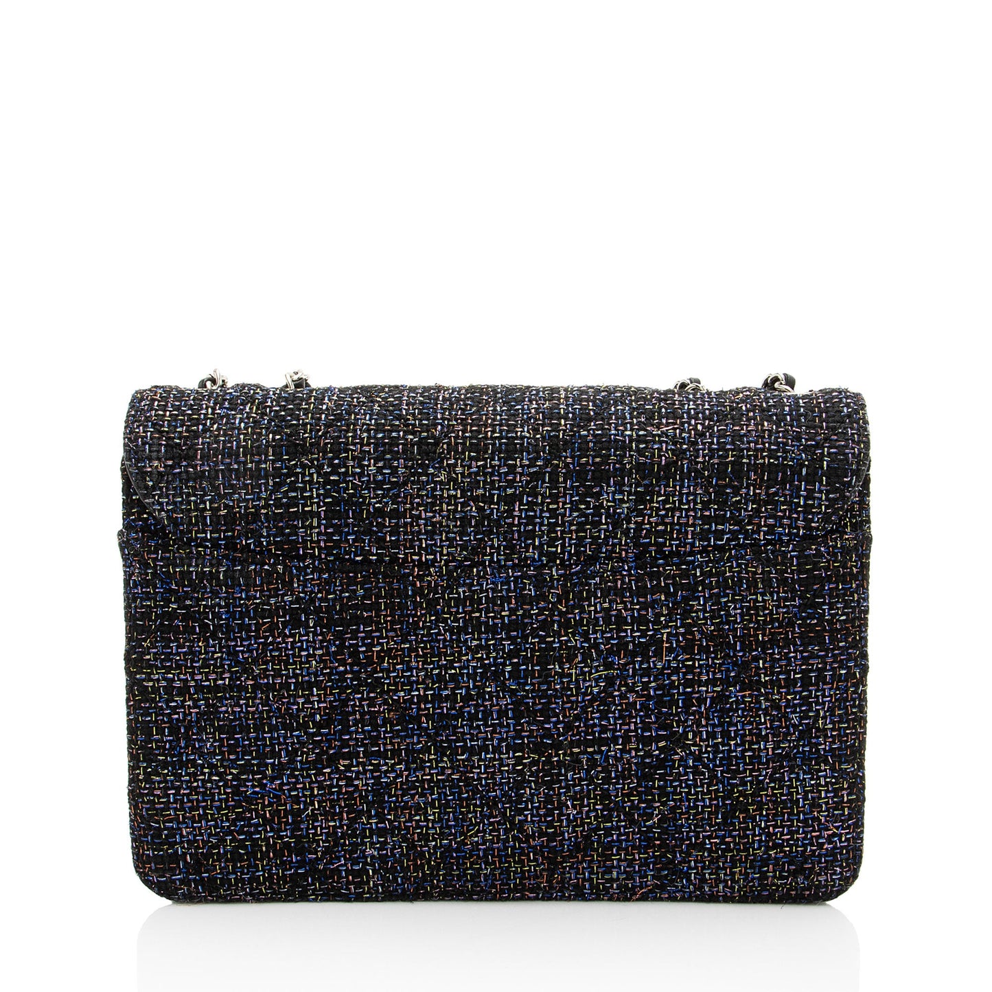 Chanel Tweed Lambskin Beauty Lock Flap Bag