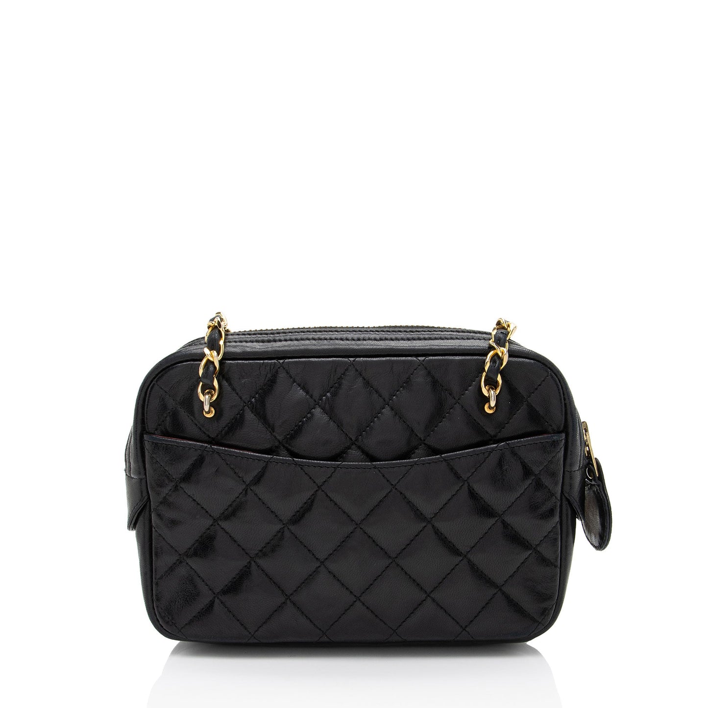 Chanel Vintage Lambskin Chain Camera Bag