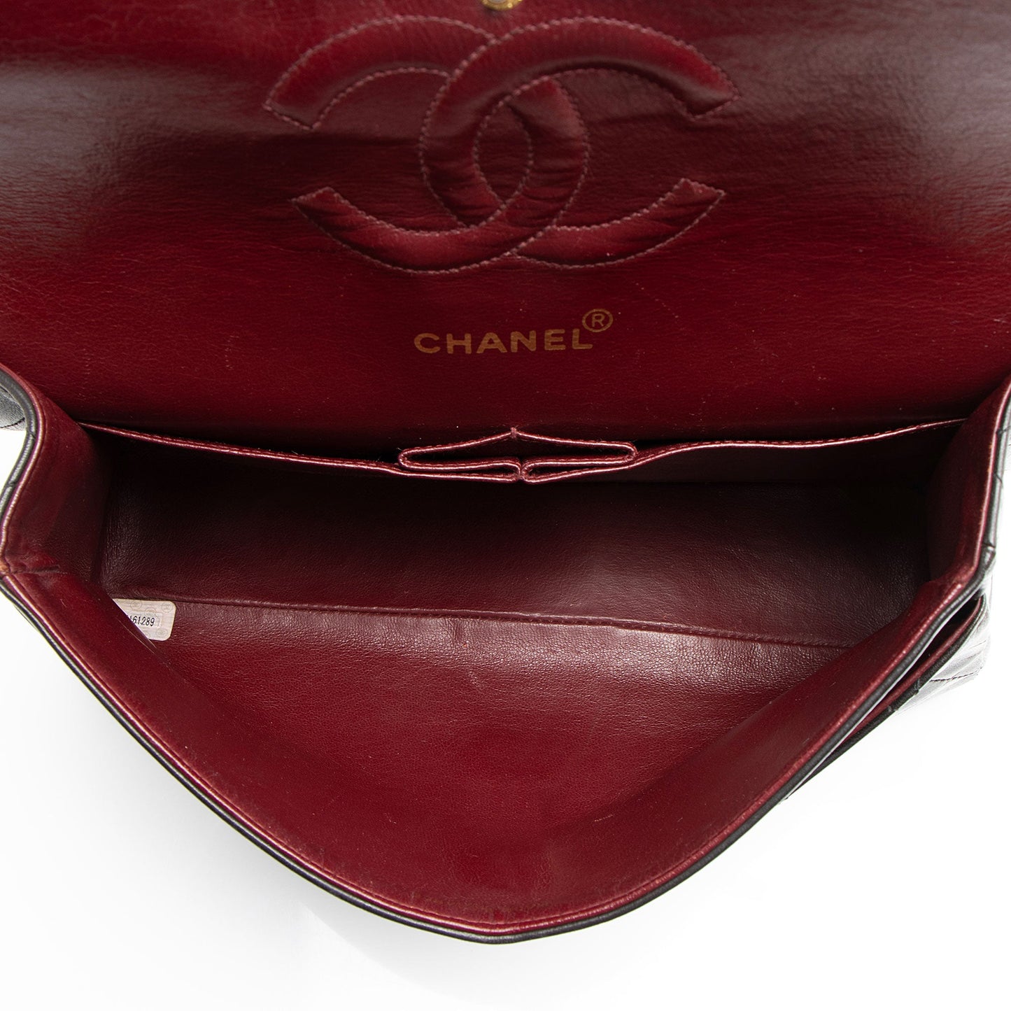 Chanel Vintage Lambskin Classic Medium Double Flap Bag