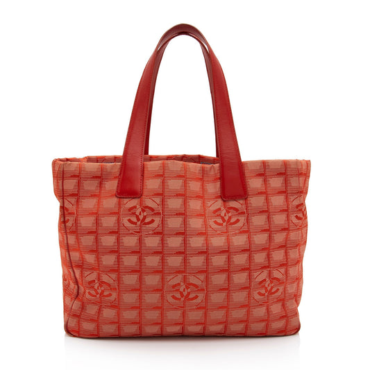 Luxury Chanel Vintage Nylon Travel Ligne Large Tote (SHF-sx8m6y)