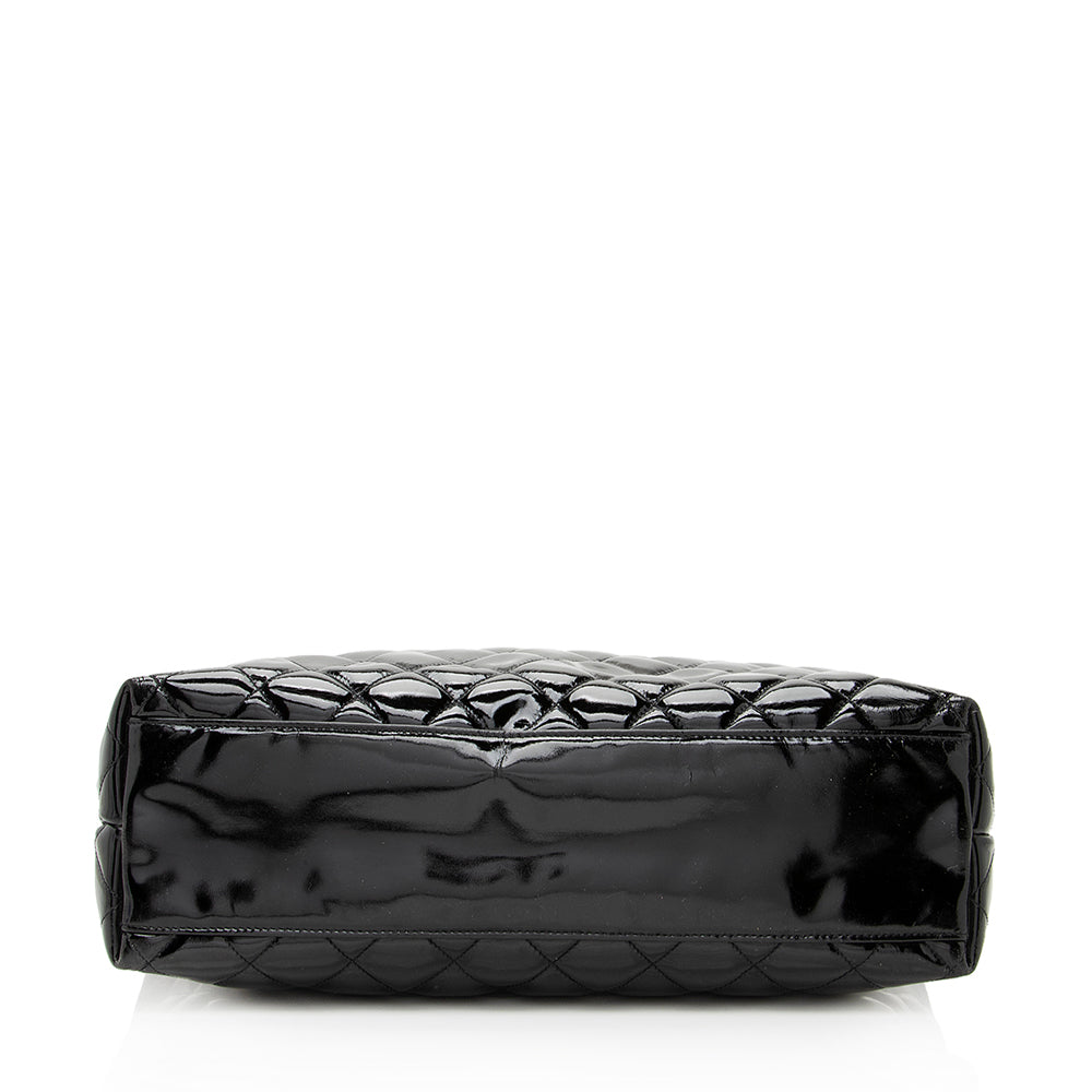 Chanel Vintage Patent Leather CC Tote - FINAL SALE (SHF-19446)