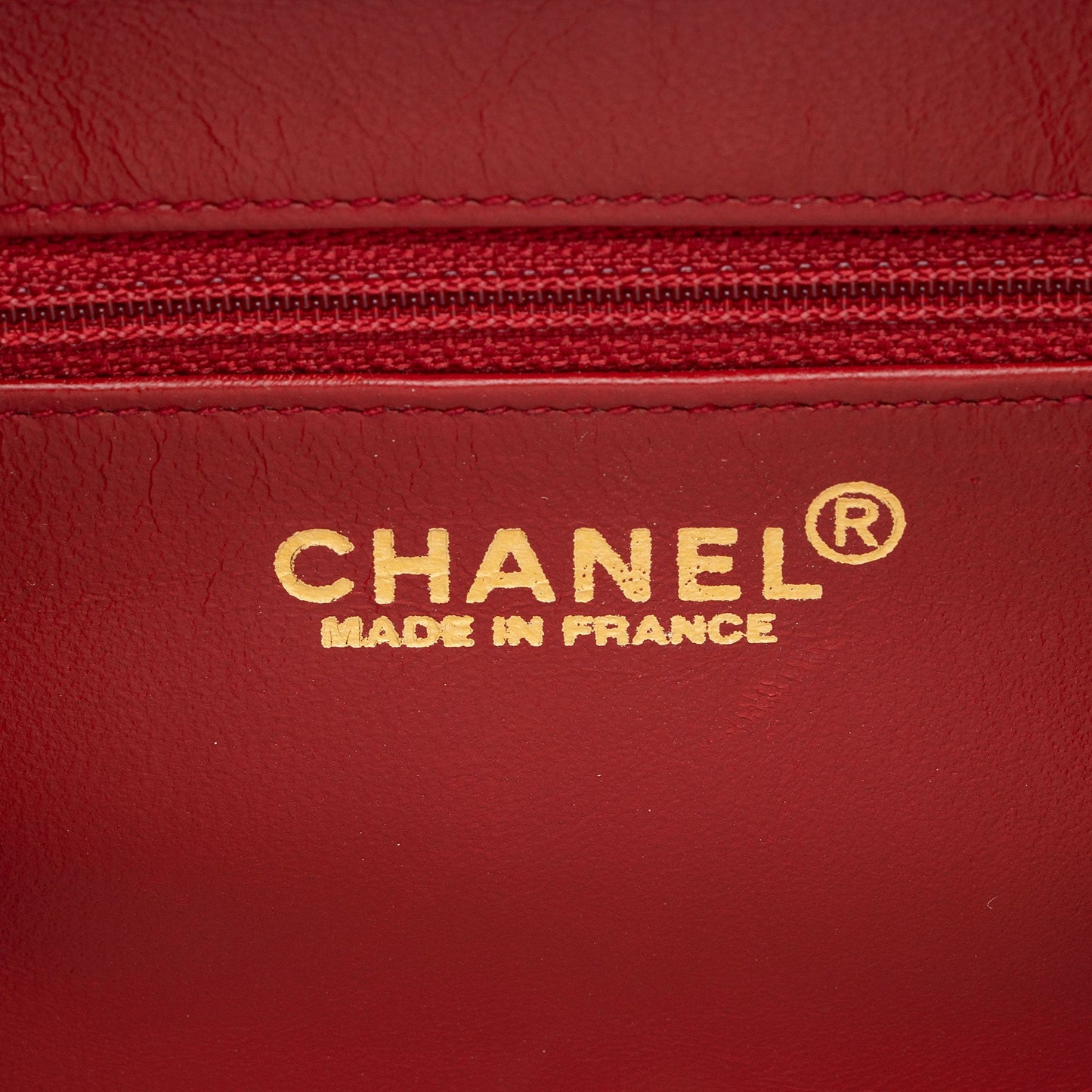Chanel Vintage Perforated Leather Kiss Lock Shoulder Bag