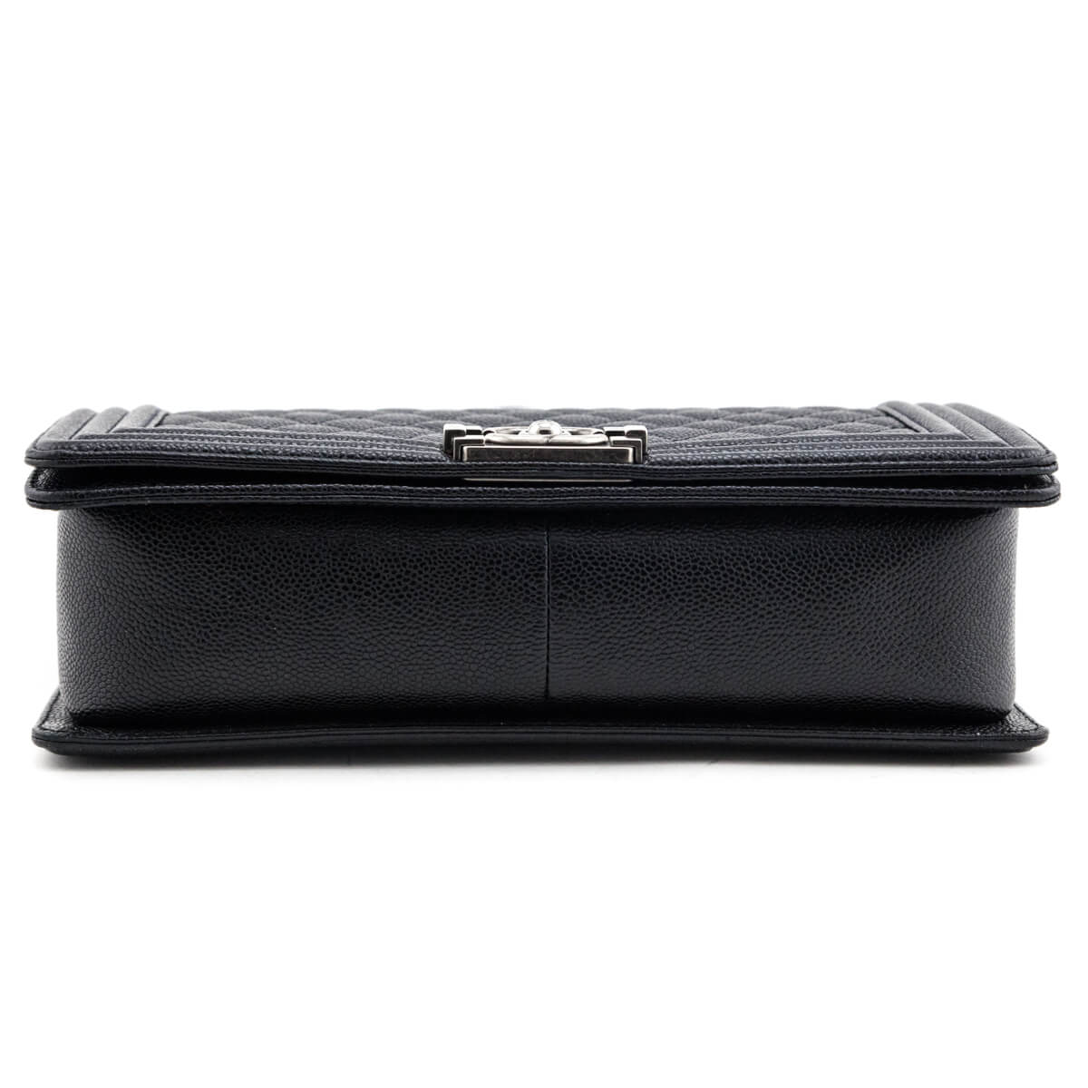 Chanel Black Caviar Quilted New Medium Boy Flap Bag