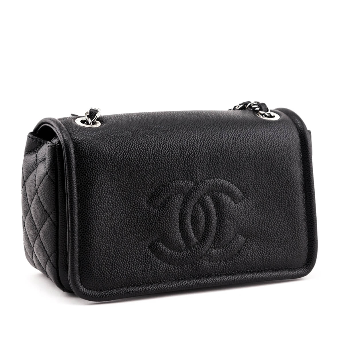 Chanel Black Caviar Timeless CC Flap Bag