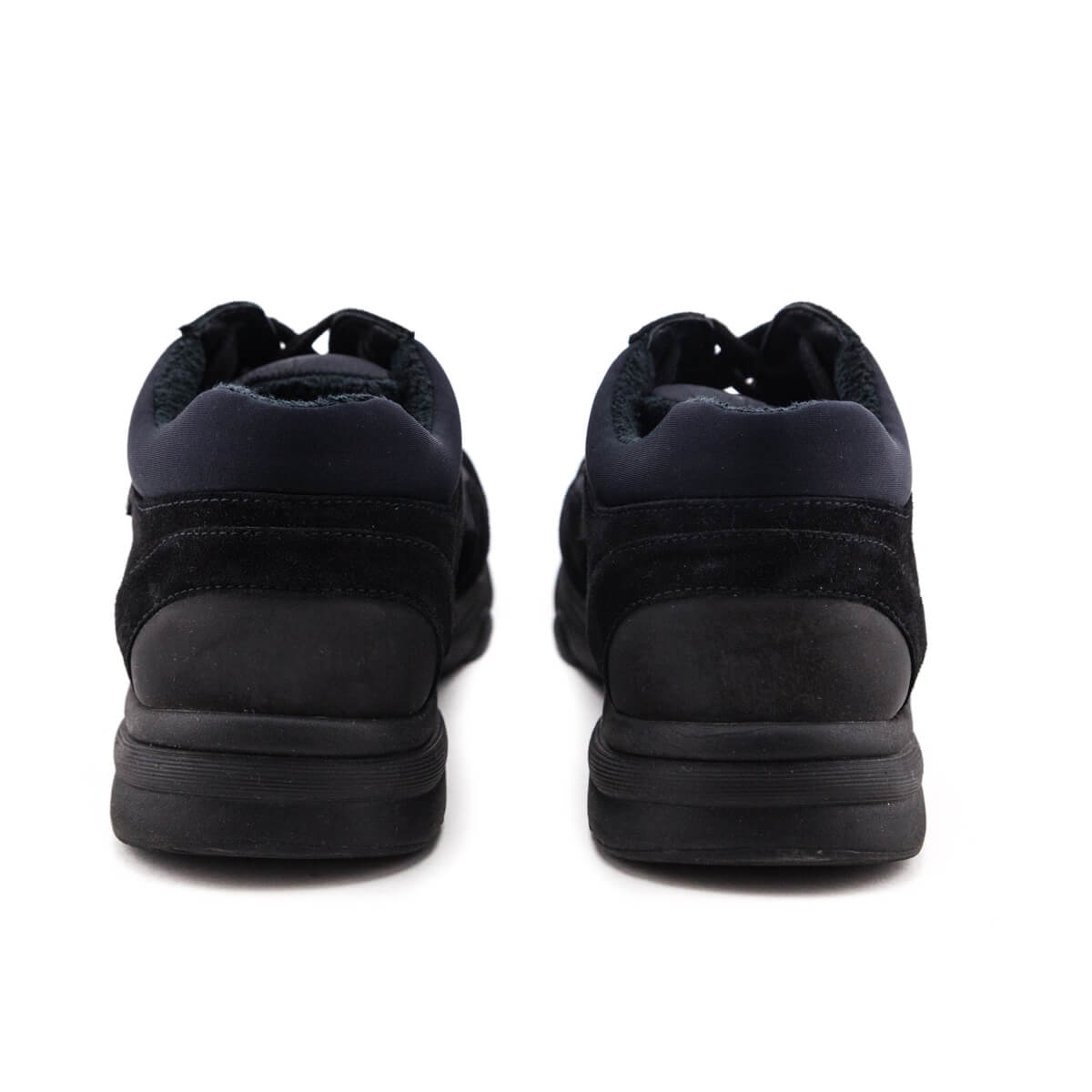 Chanel Black Suede CC Sneakers Size US 10 | EU 40