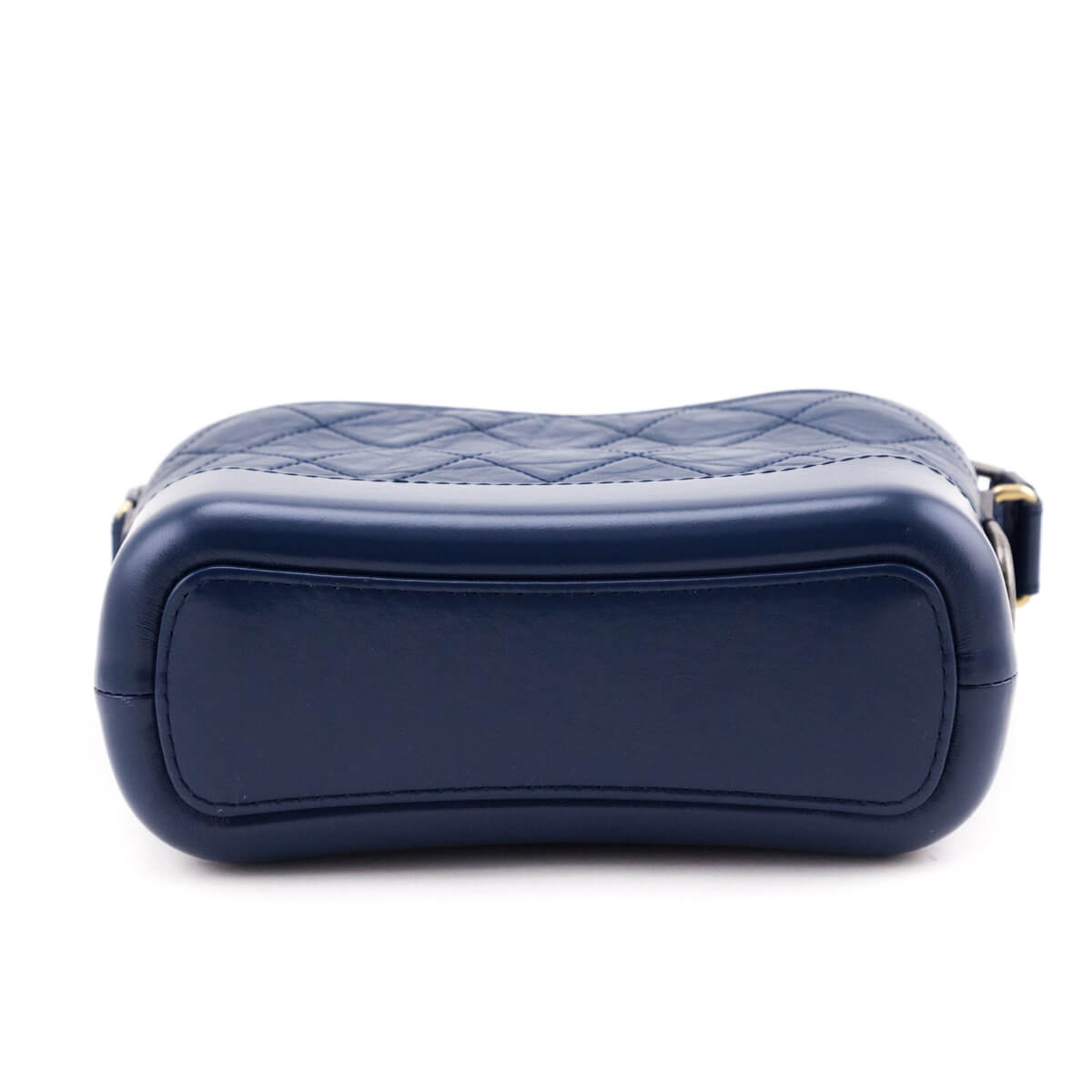 Chanel Navy Aged Calfskin Quilted Small Gabrielle Hobo