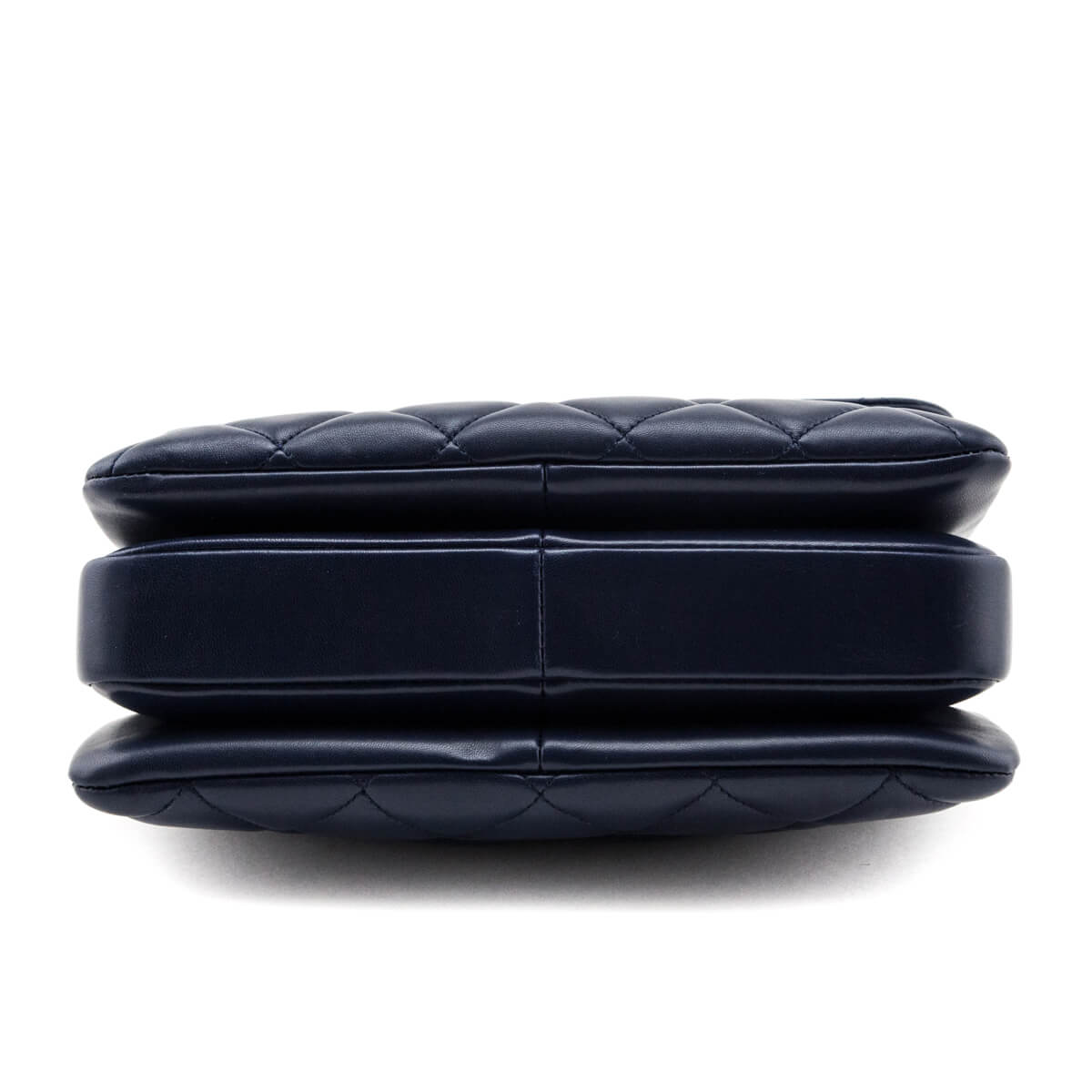 Chanel Navy Quilted Lambskin Small Trendy CC Top Handle Flap Bag