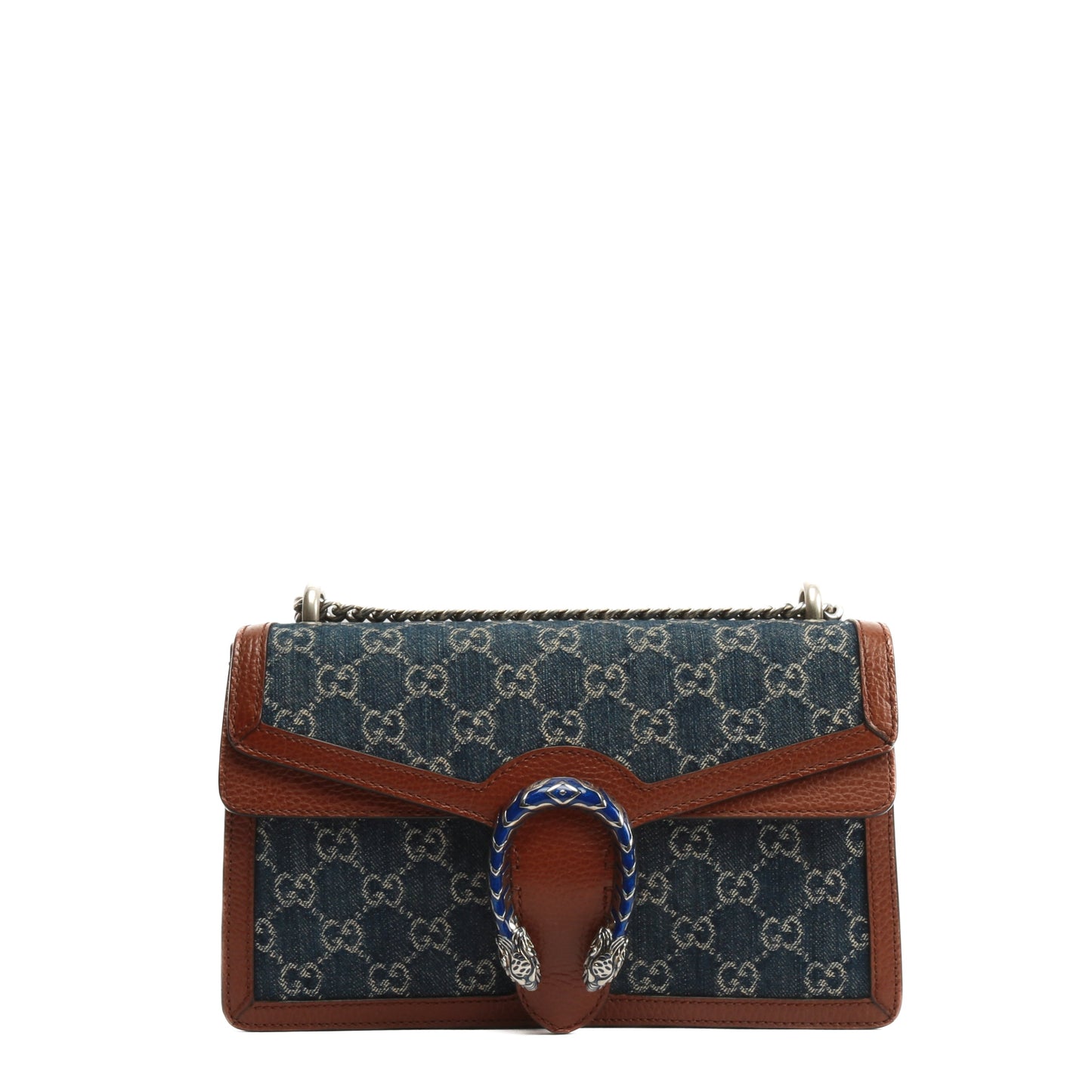 Luxury Gucci GG Small Dionysus Shoulder Denim