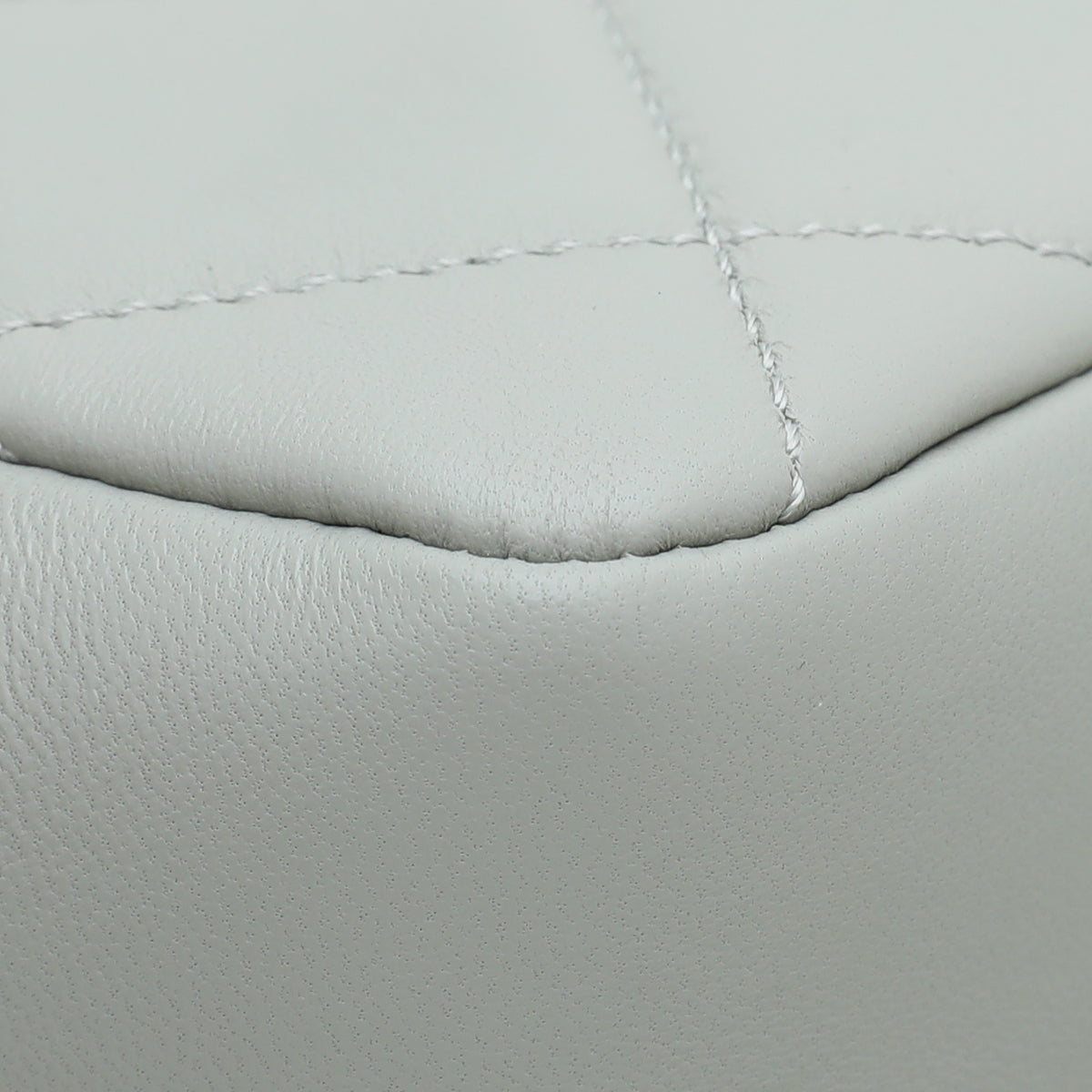 Chanel Grey CC Resin Bi-Color Chain Flap Medium Bag