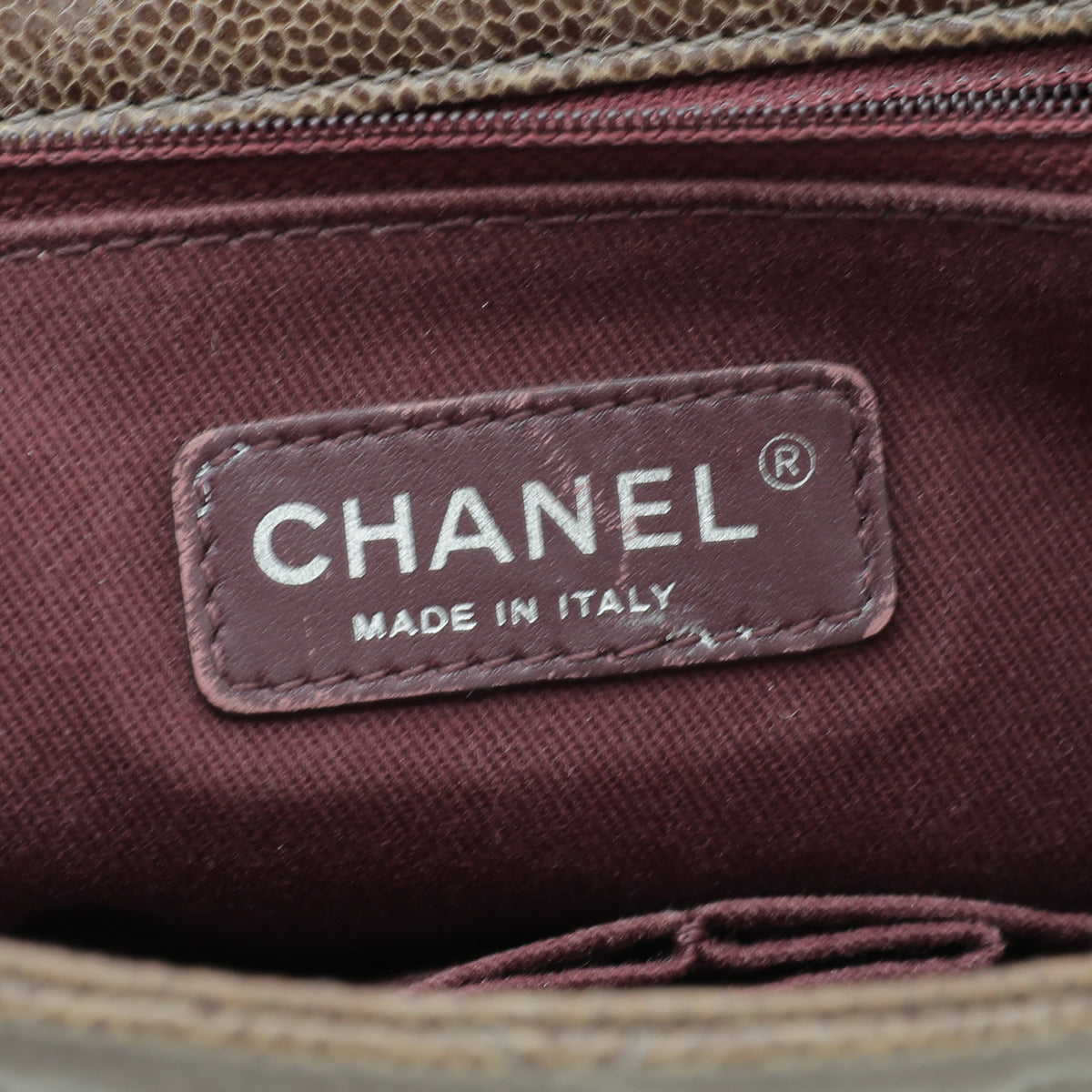Chanel Brown CC Glazed Crave Jumbo Flap Bag