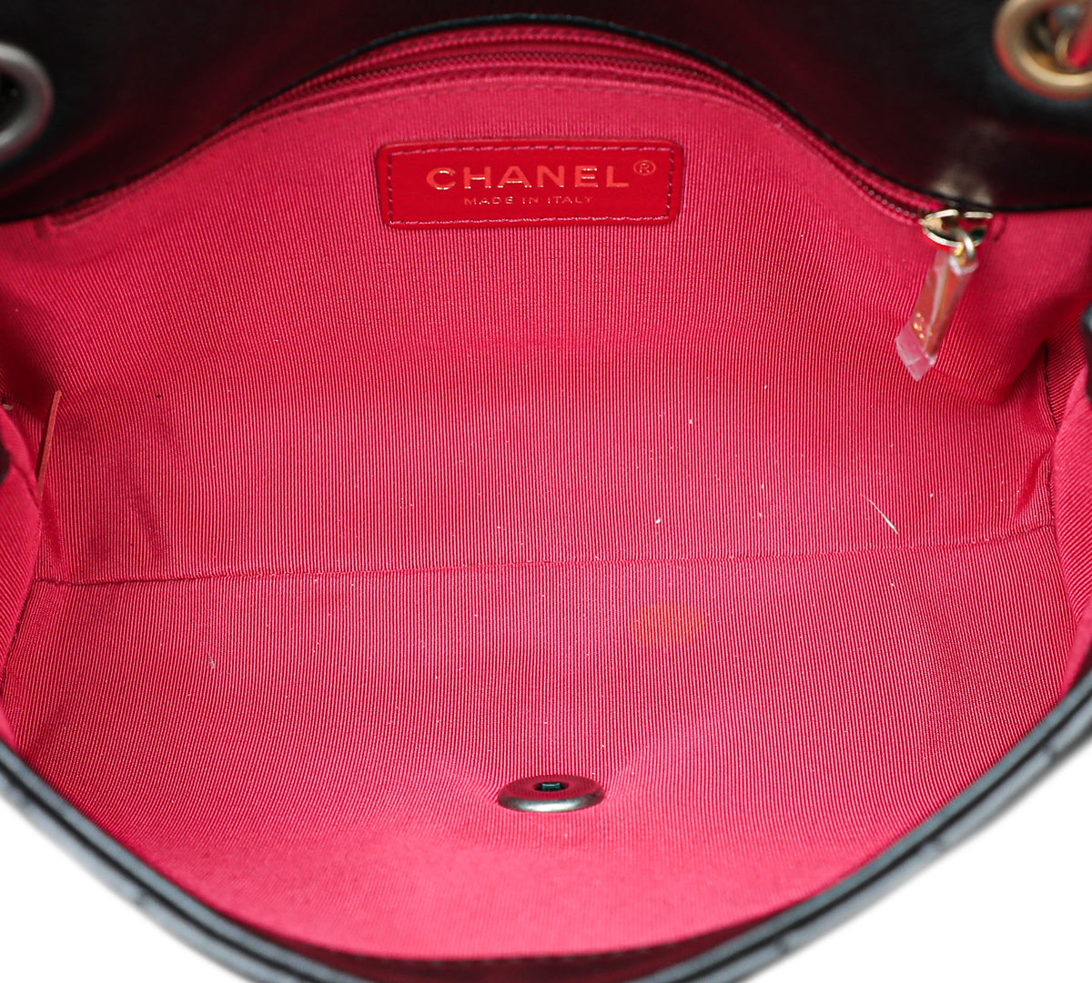 Chanel Black Chain Top Handle Flap Bag