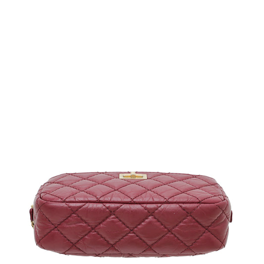 Chanel Burgundy 2.55 Reissue Camera Case Bag