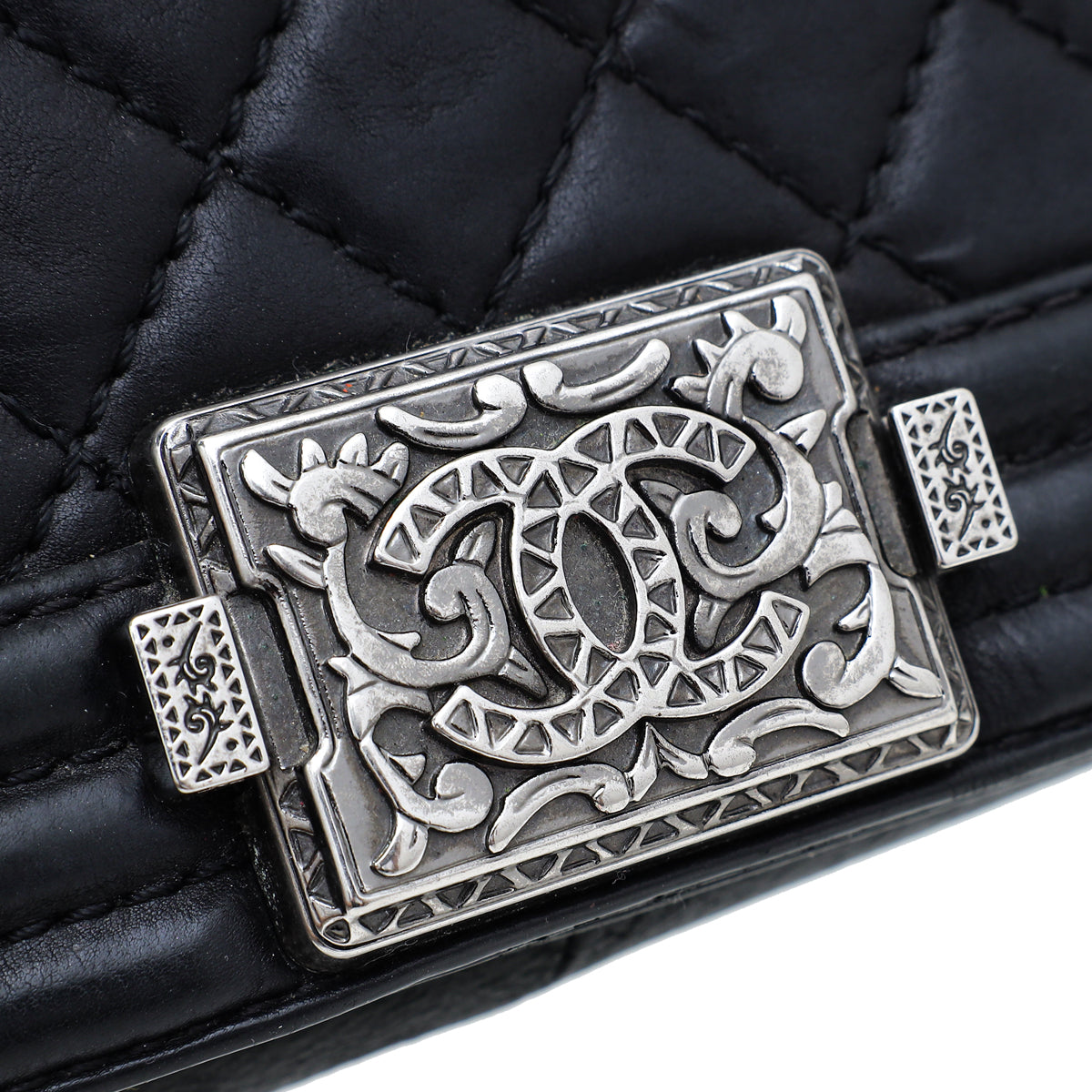 Chanel Black Paris Dallas Boy Medium Bag